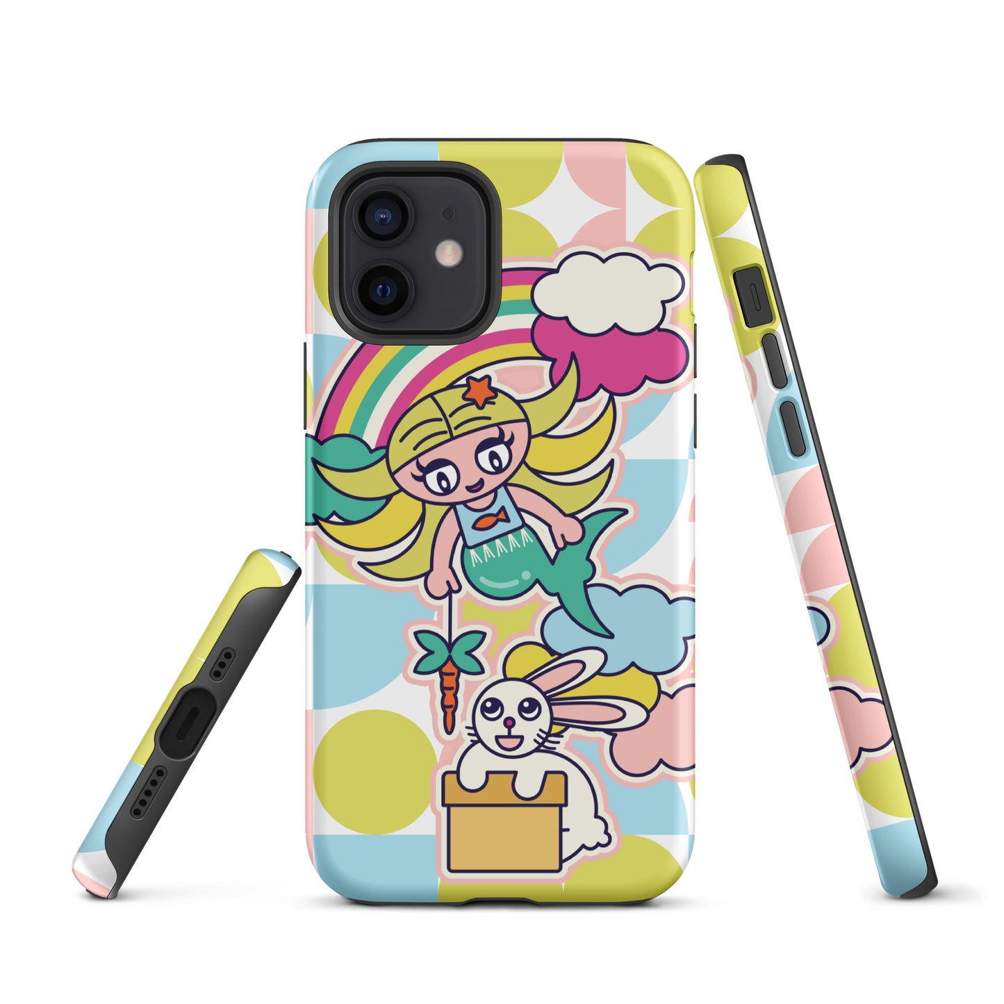 Mermaid & Bunny Tough Case for iPhone®