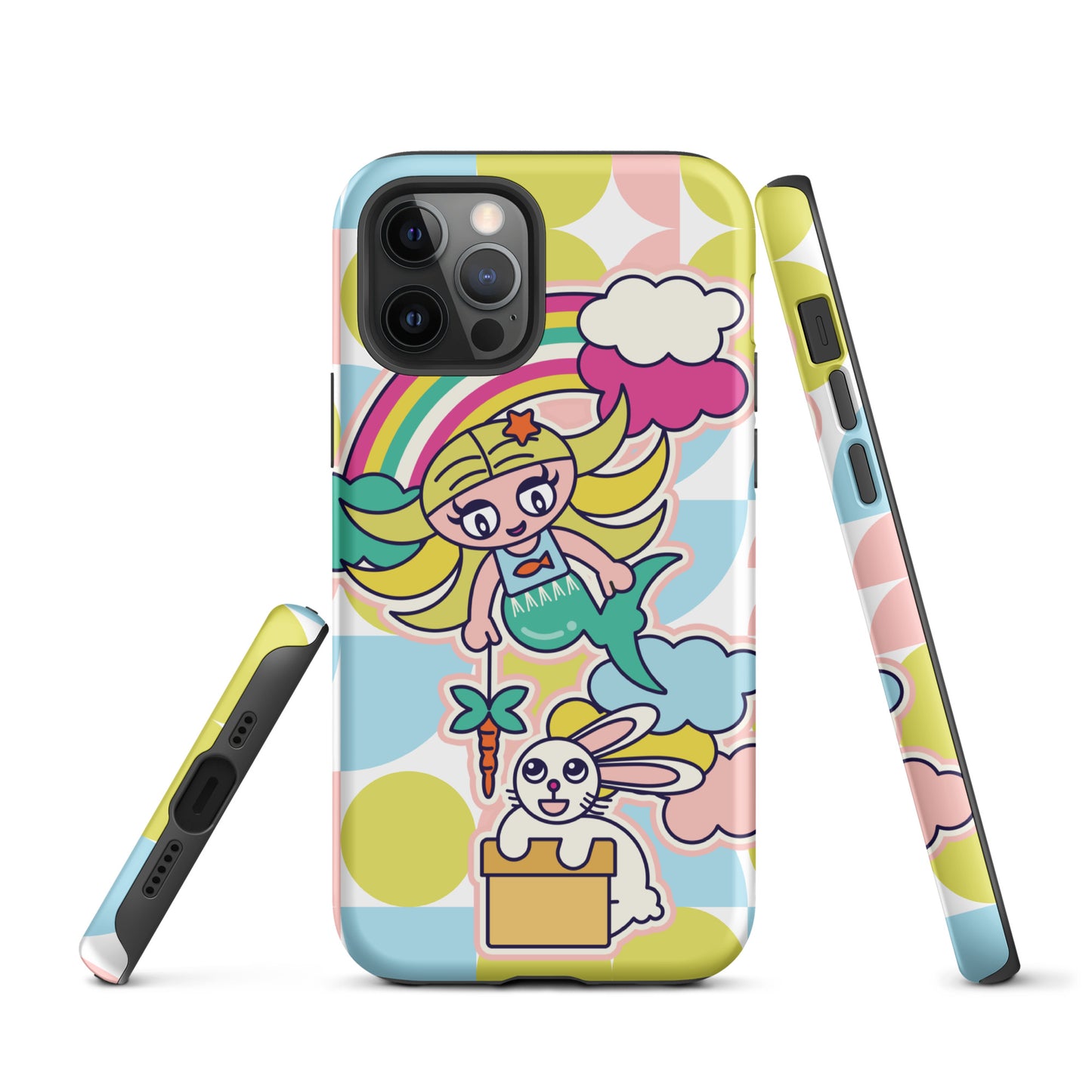 Mermaid & Bunny Tough Case for iPhone®