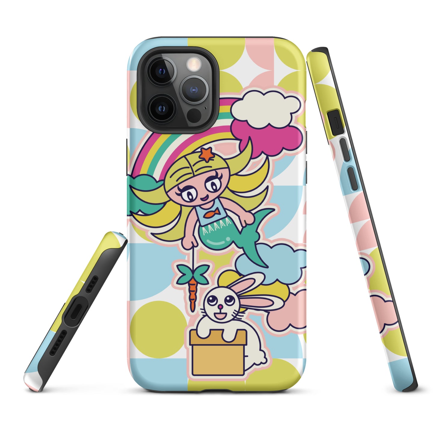 Mermaid & Bunny Tough Case for iPhone®