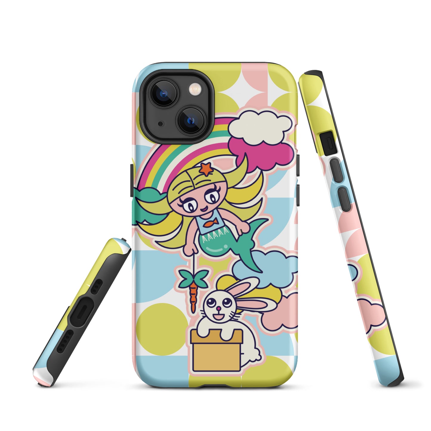 Mermaid & Bunny Tough Case for iPhone®