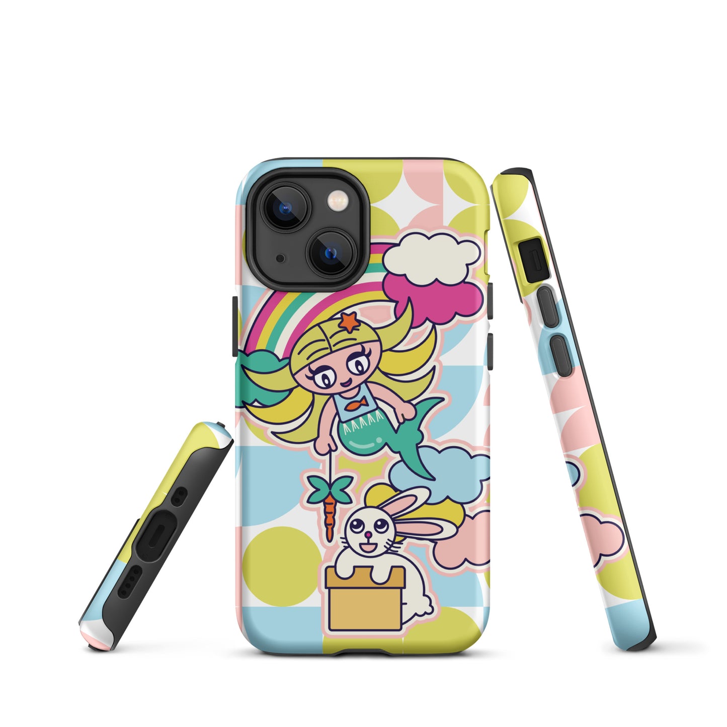 Mermaid & Bunny Tough Case for iPhone®