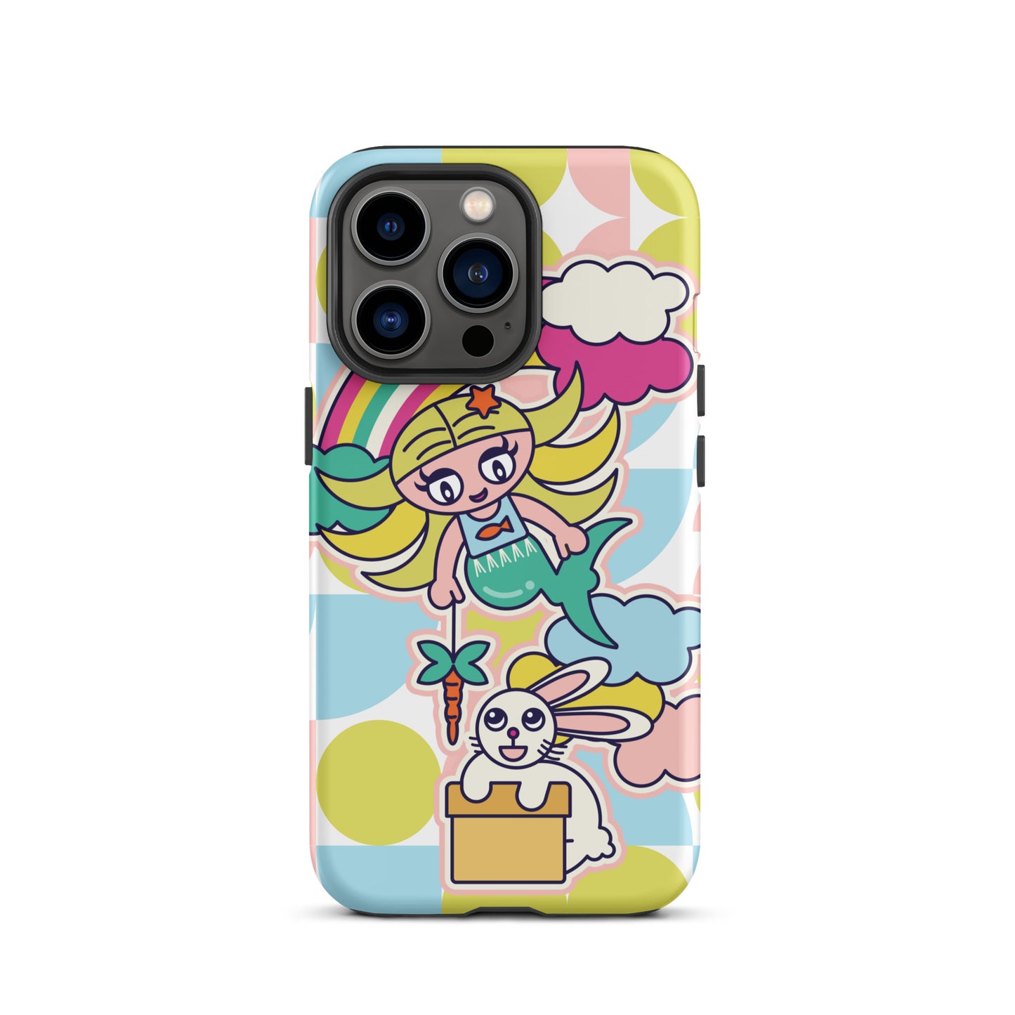 Mermaid & Bunny Tough Case for iPhone®