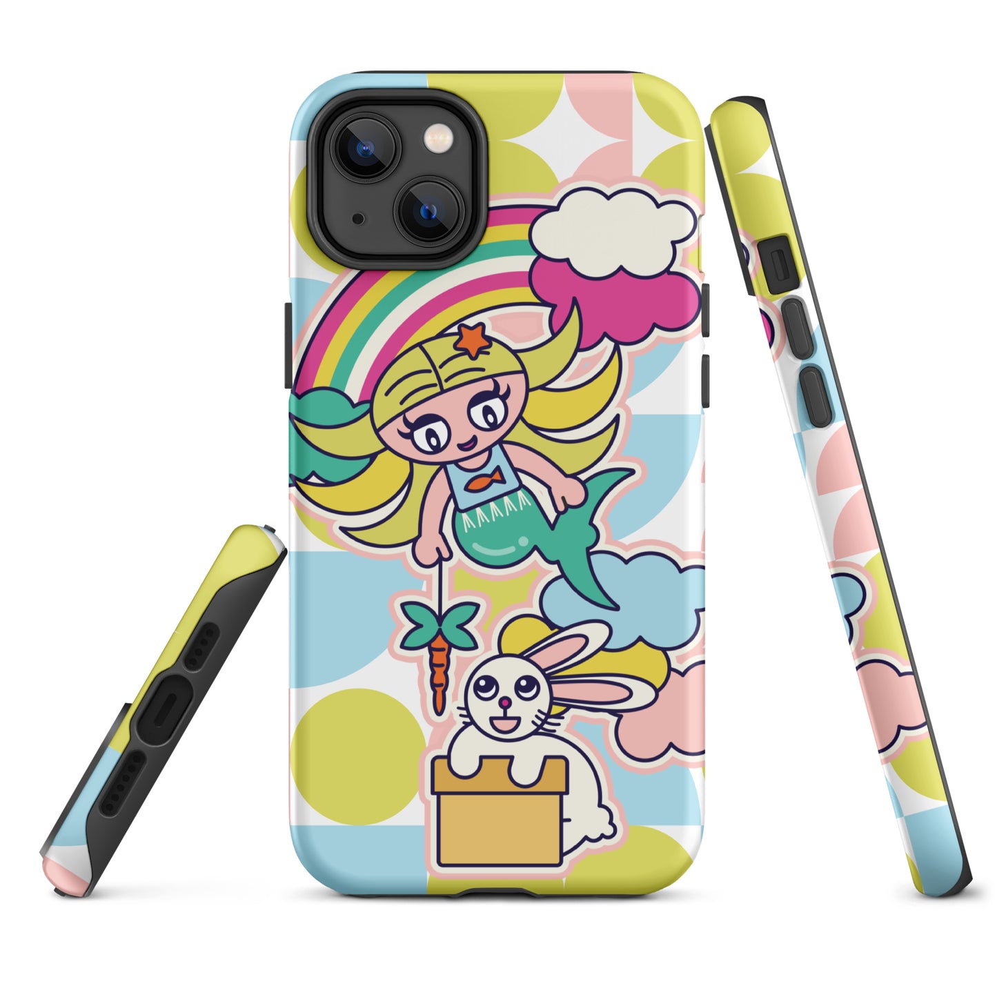 Mermaid & Bunny Tough Case for iPhone®