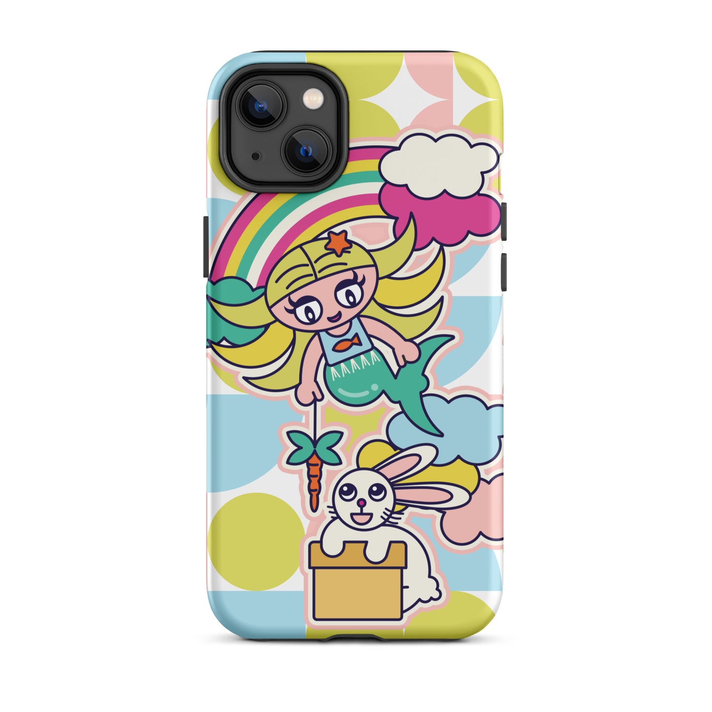 Mermaid & Bunny Tough Case for iPhone®