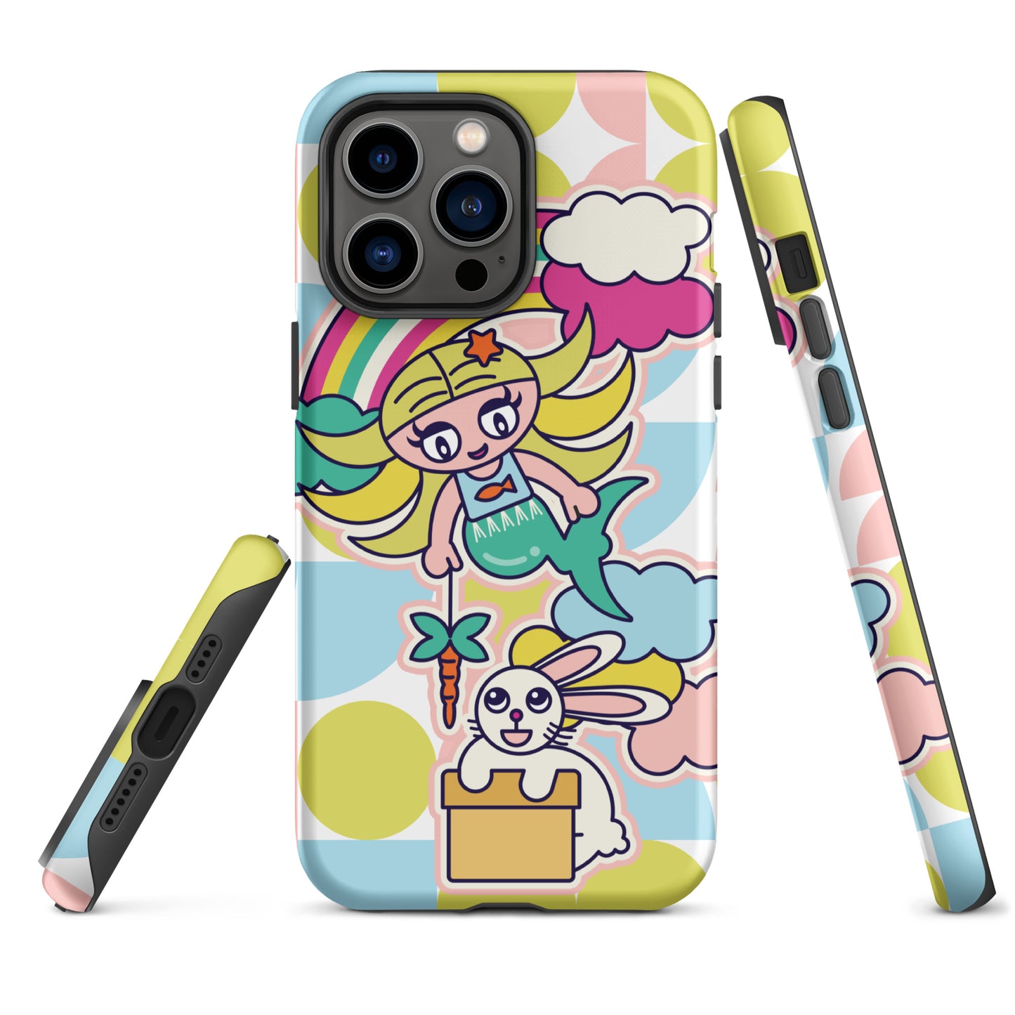 Mermaid & Bunny Tough Case for iPhone®