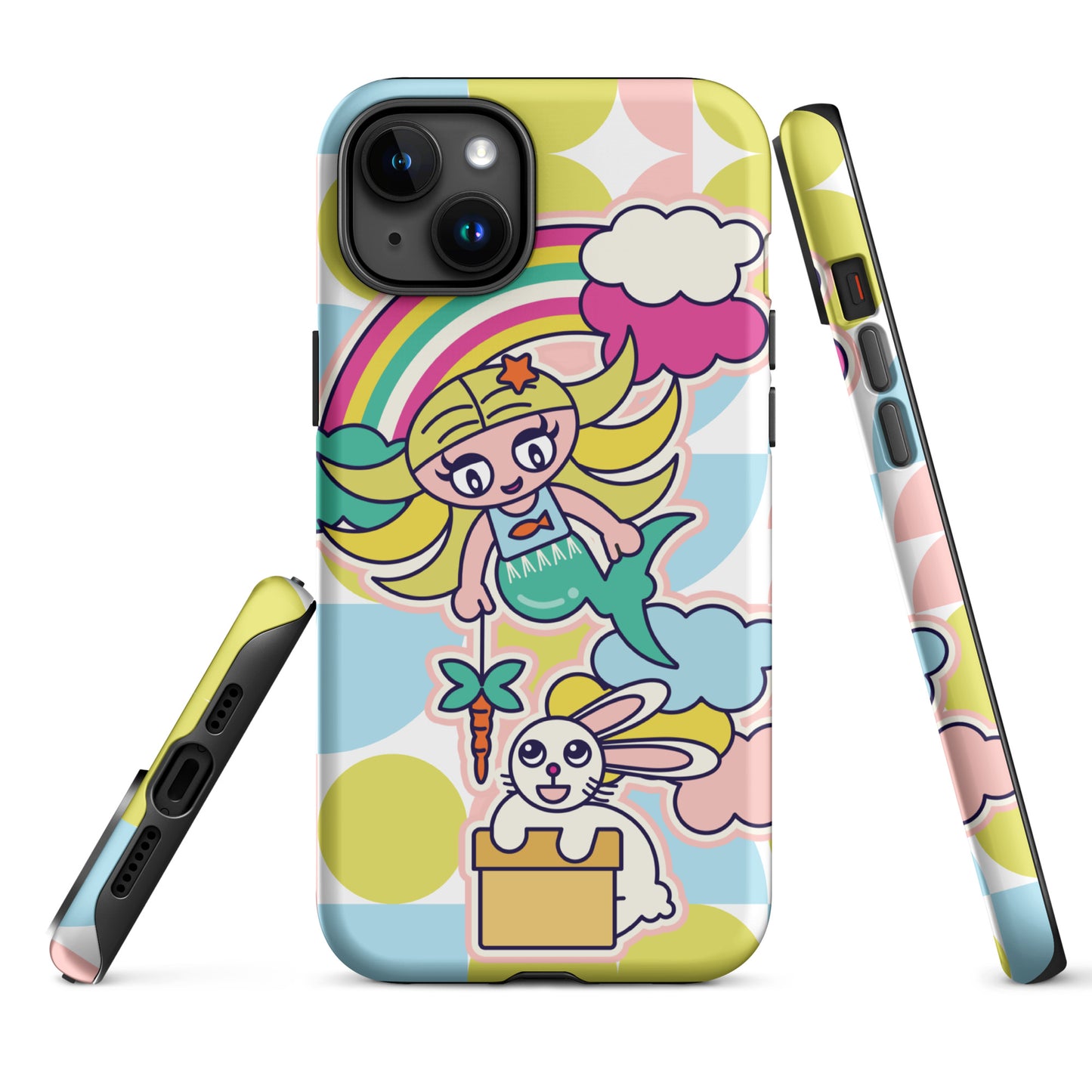 Mermaid & Bunny Tough Case for iPhone®