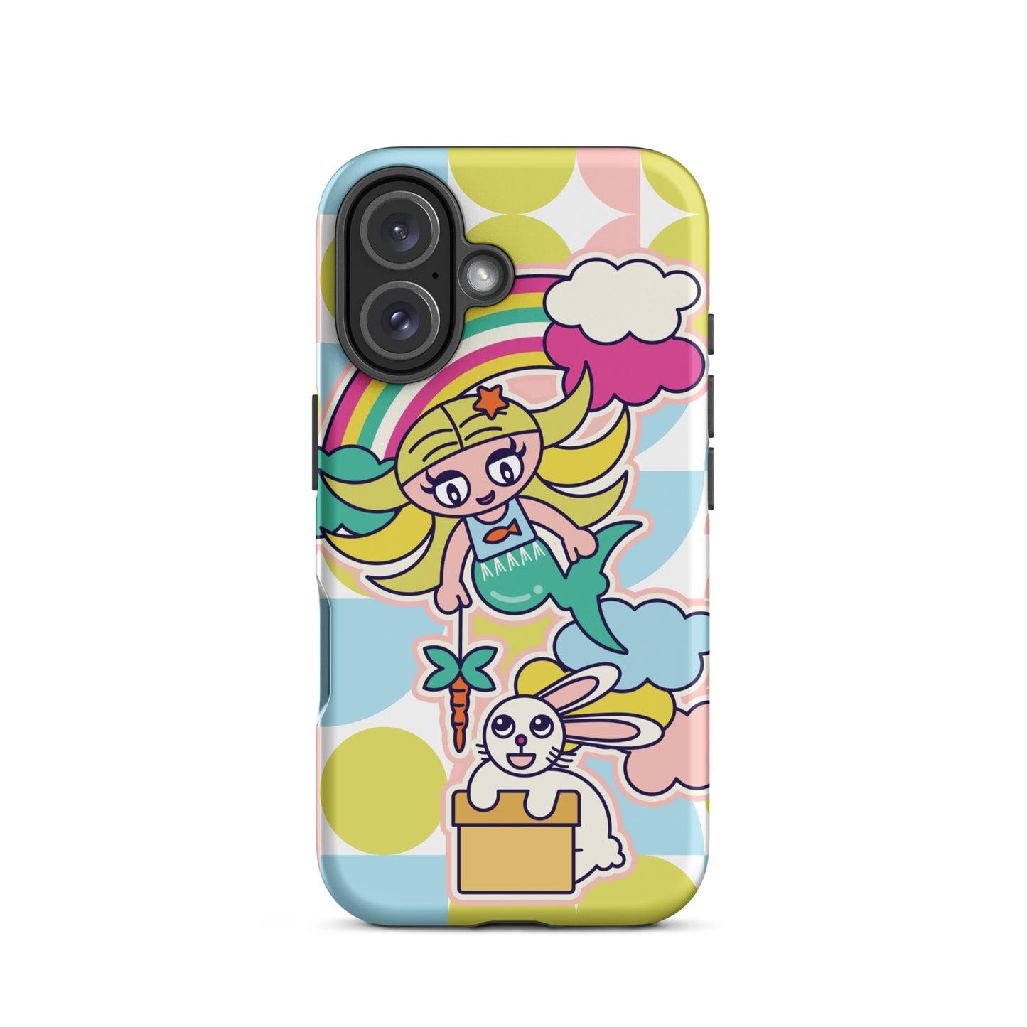 Mermaid & Bunny Tough Case for iPhone®