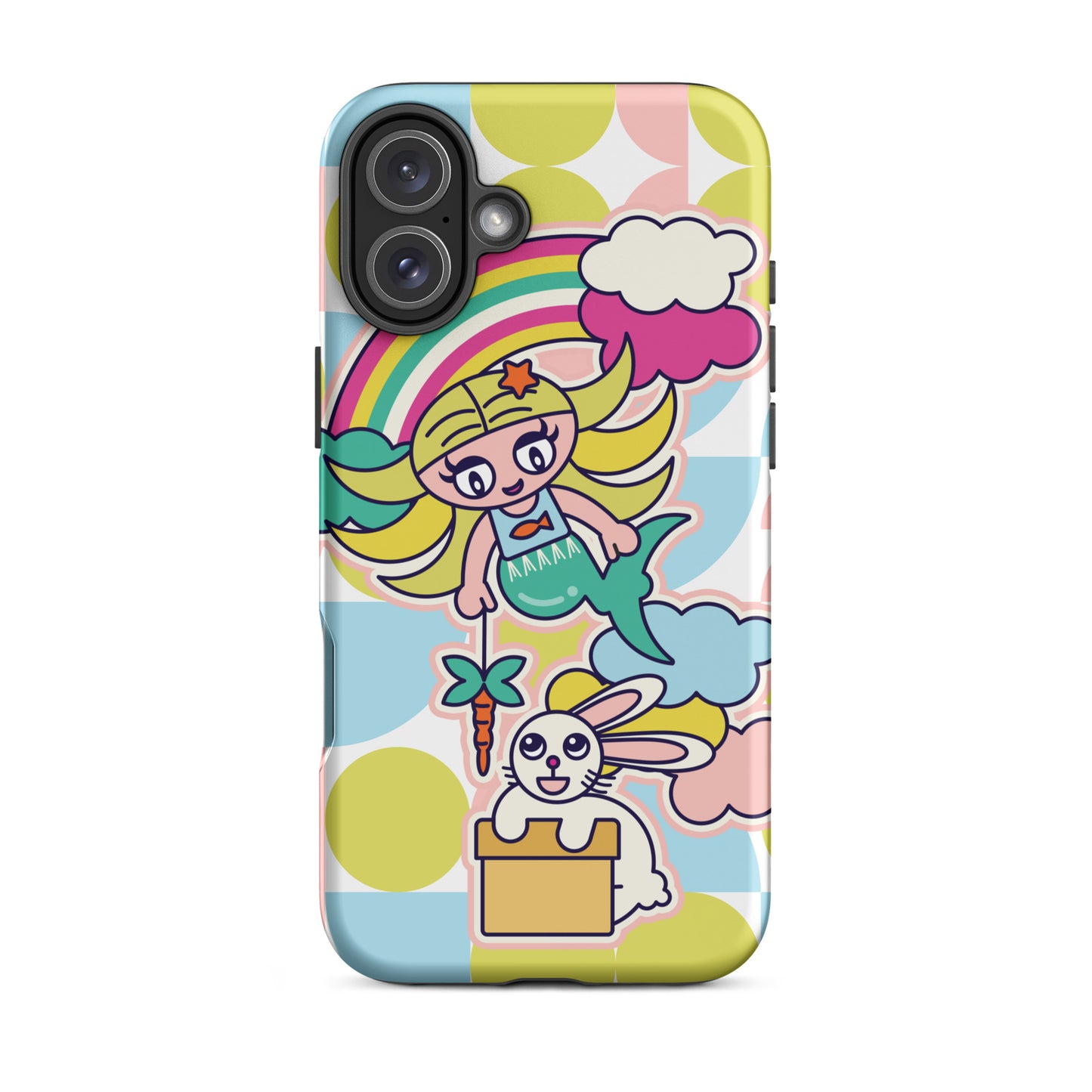 Mermaid & Bunny Tough Case for iPhone®