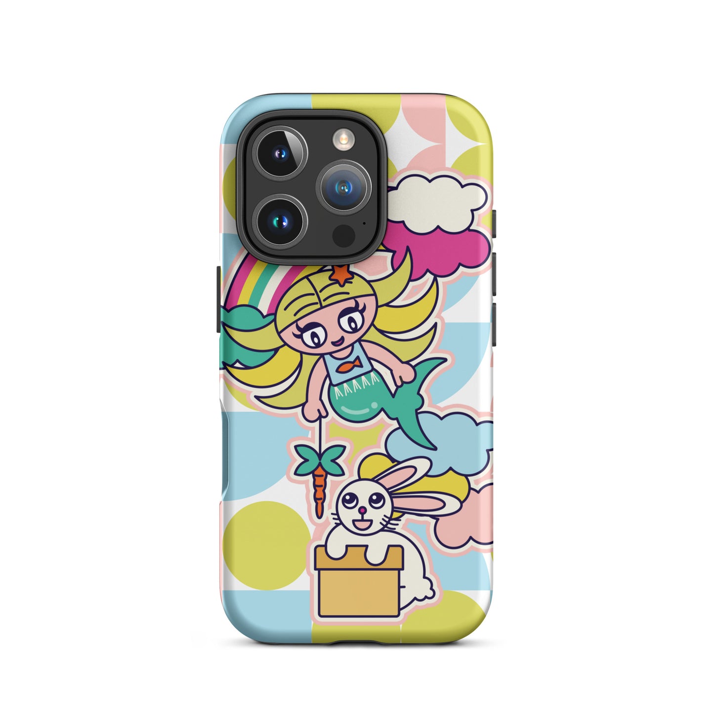 Mermaid & Bunny Tough Case for iPhone®