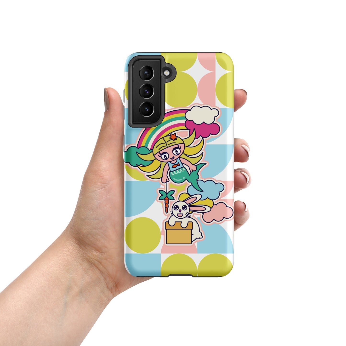 Mermaid & Bunny Tough case for Samsung®