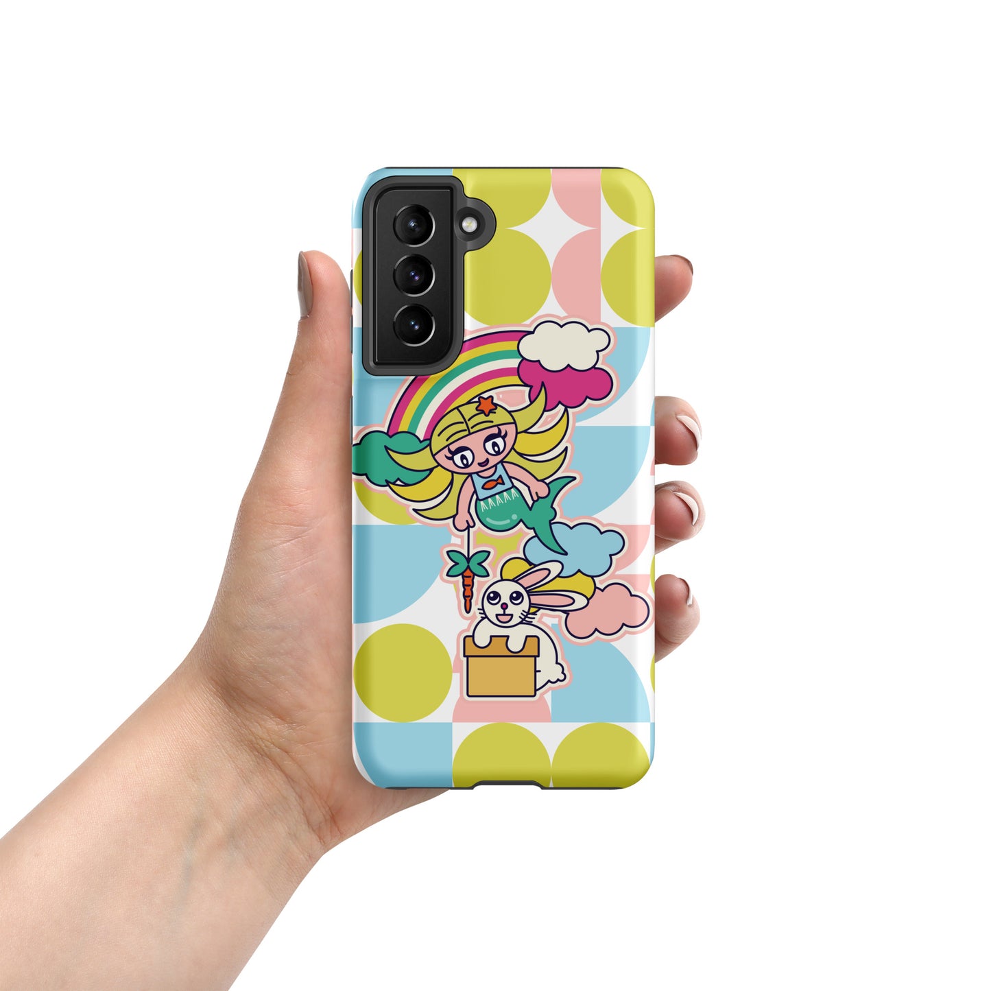 Mermaid & Bunny Tough case for Samsung®