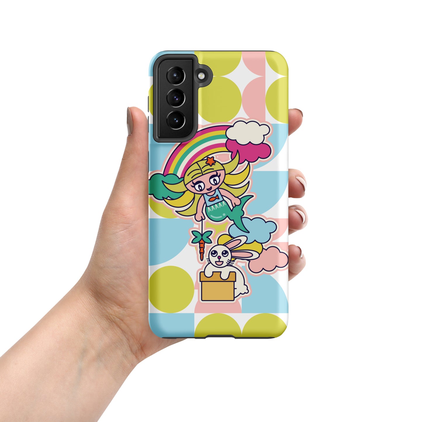 Mermaid & Bunny Tough case for Samsung®