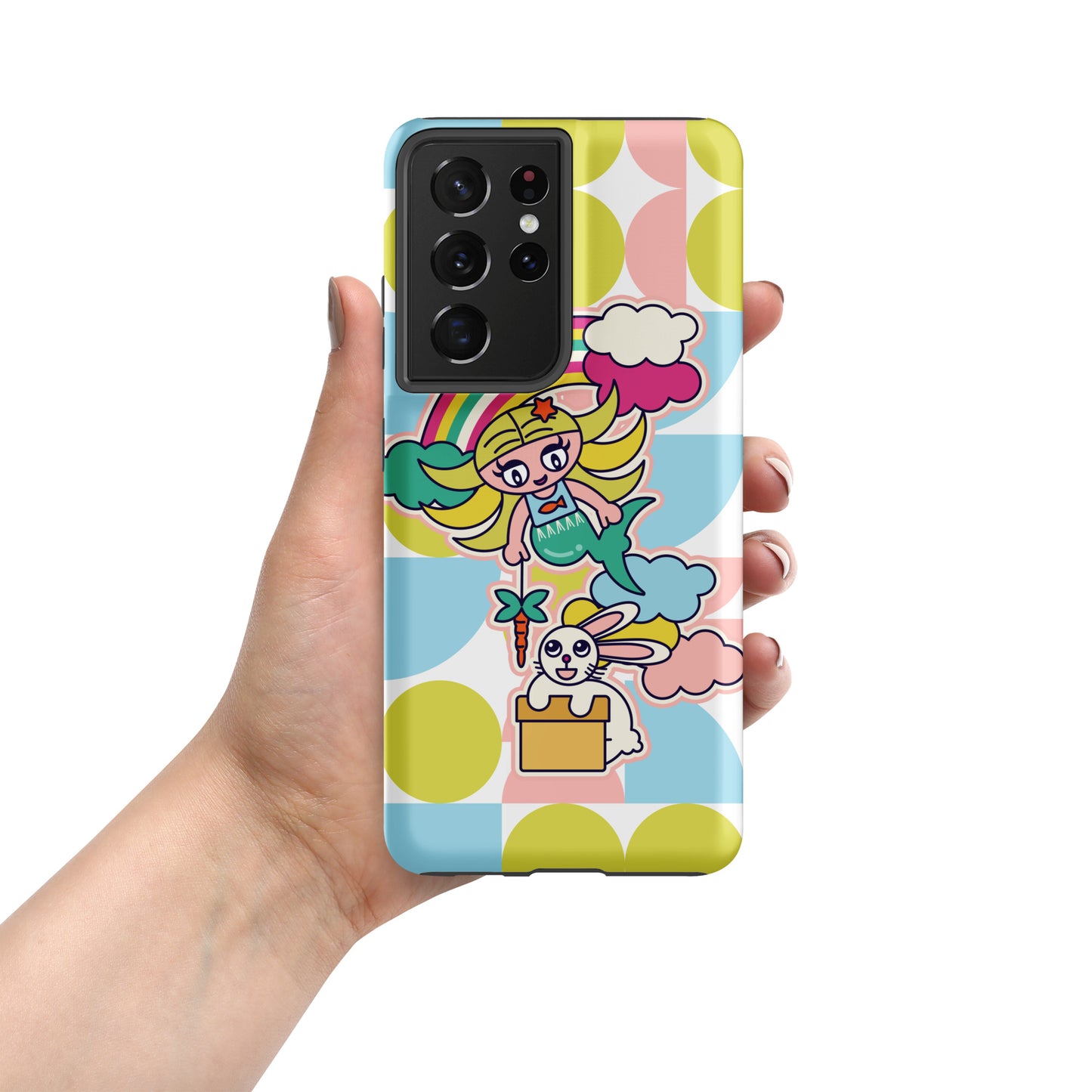 Mermaid & Bunny Tough case for Samsung®