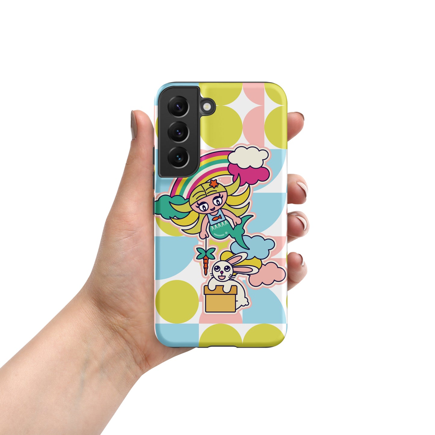 Mermaid & Bunny Tough case for Samsung®