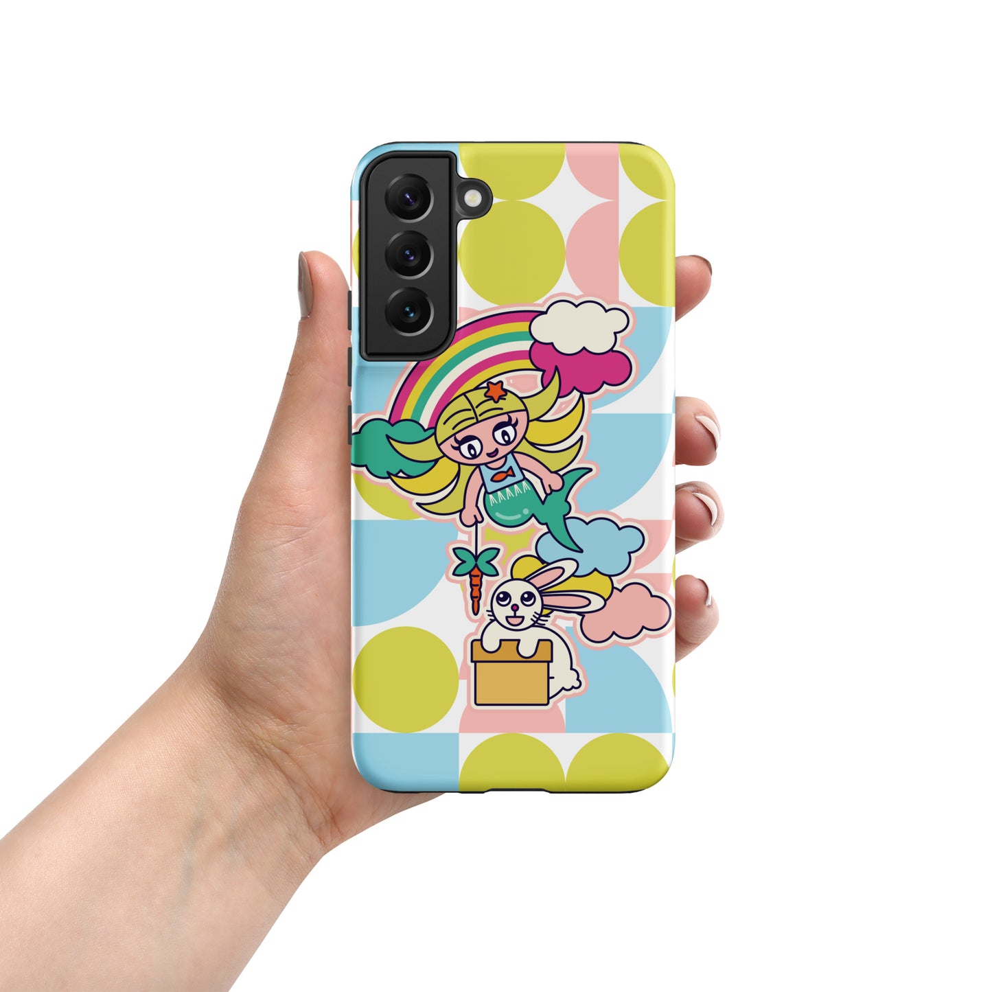 Mermaid & Bunny Tough case for Samsung®