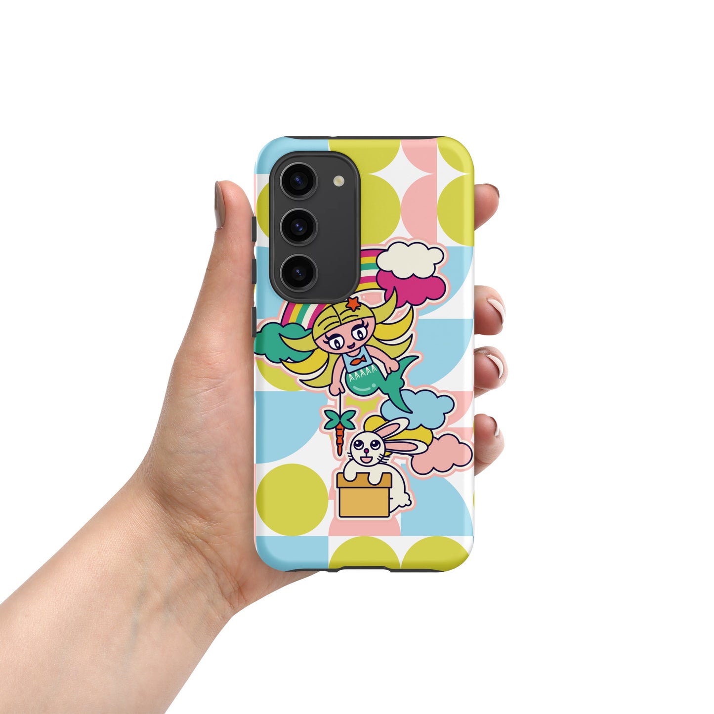 Mermaid & Bunny Tough case for Samsung®