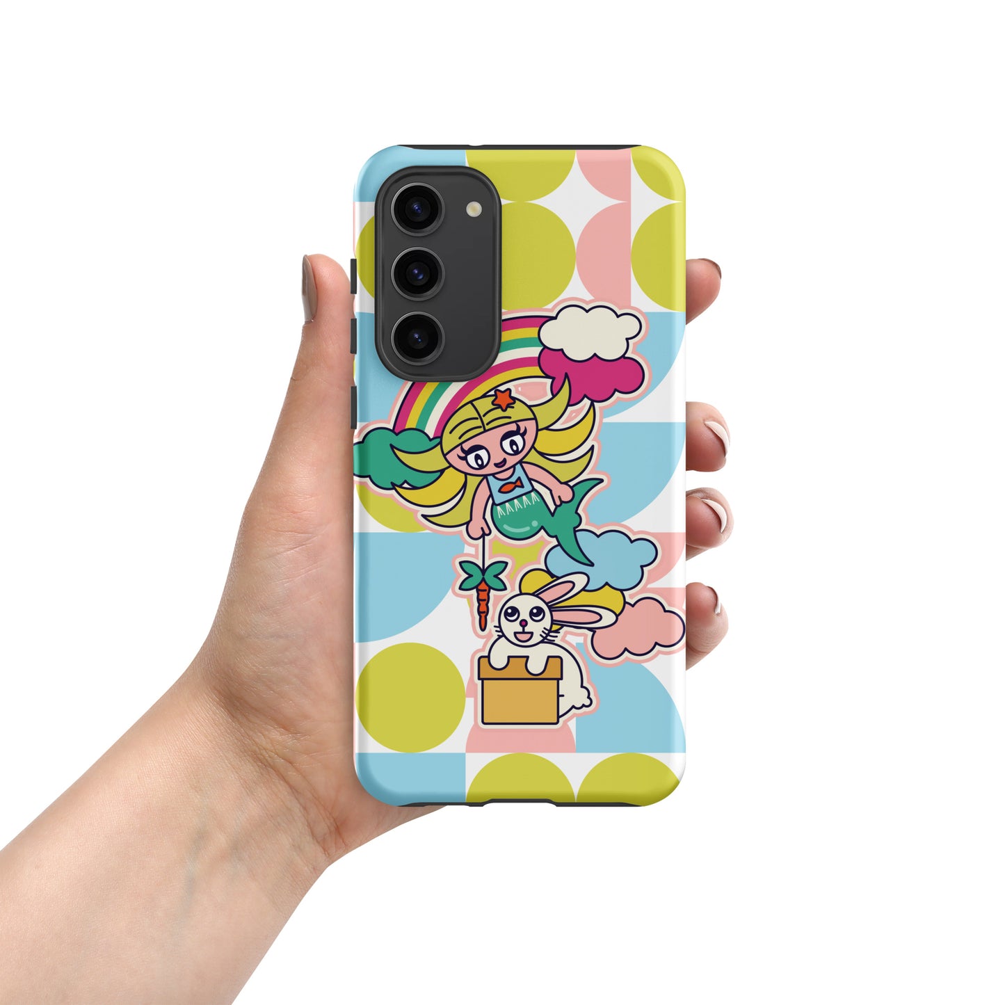 Mermaid & Bunny Tough case for Samsung®