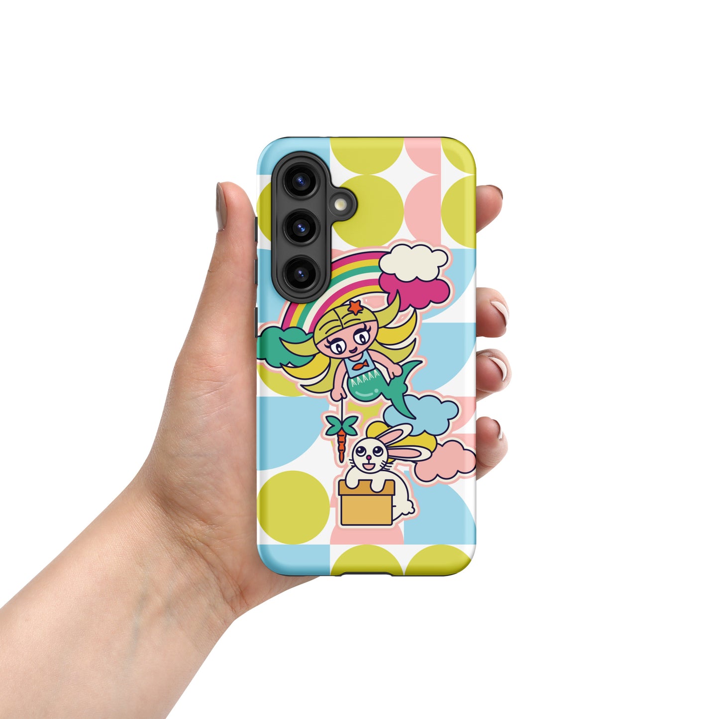 Mermaid & Bunny Tough case for Samsung®