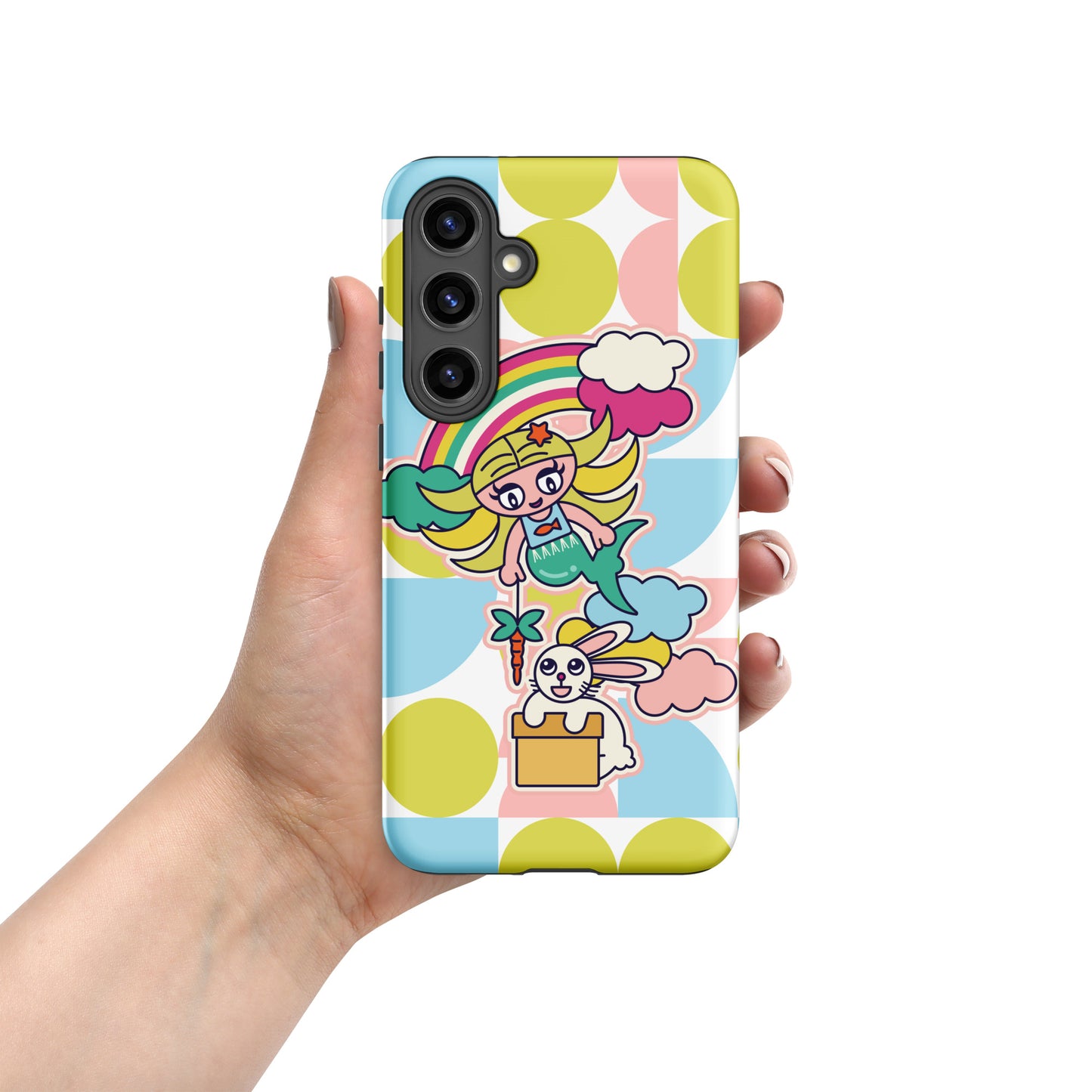 Mermaid & Bunny Tough case for Samsung®