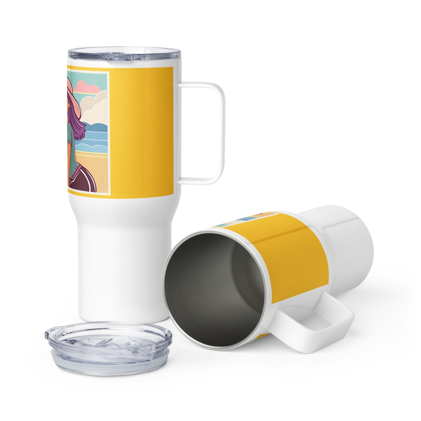 Best Friends Travel mug with a handle