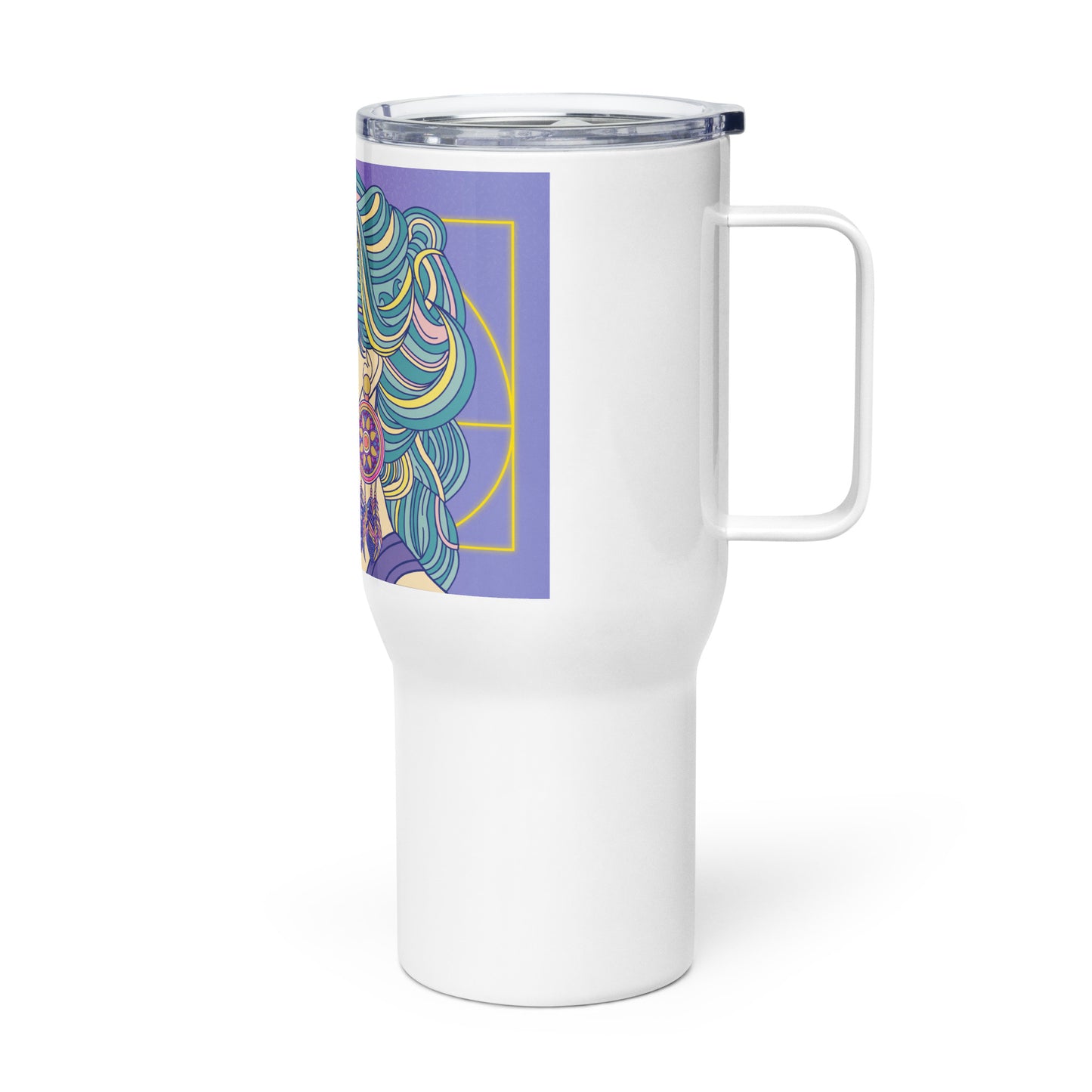 Eighties Vibes Travel mug with a handle