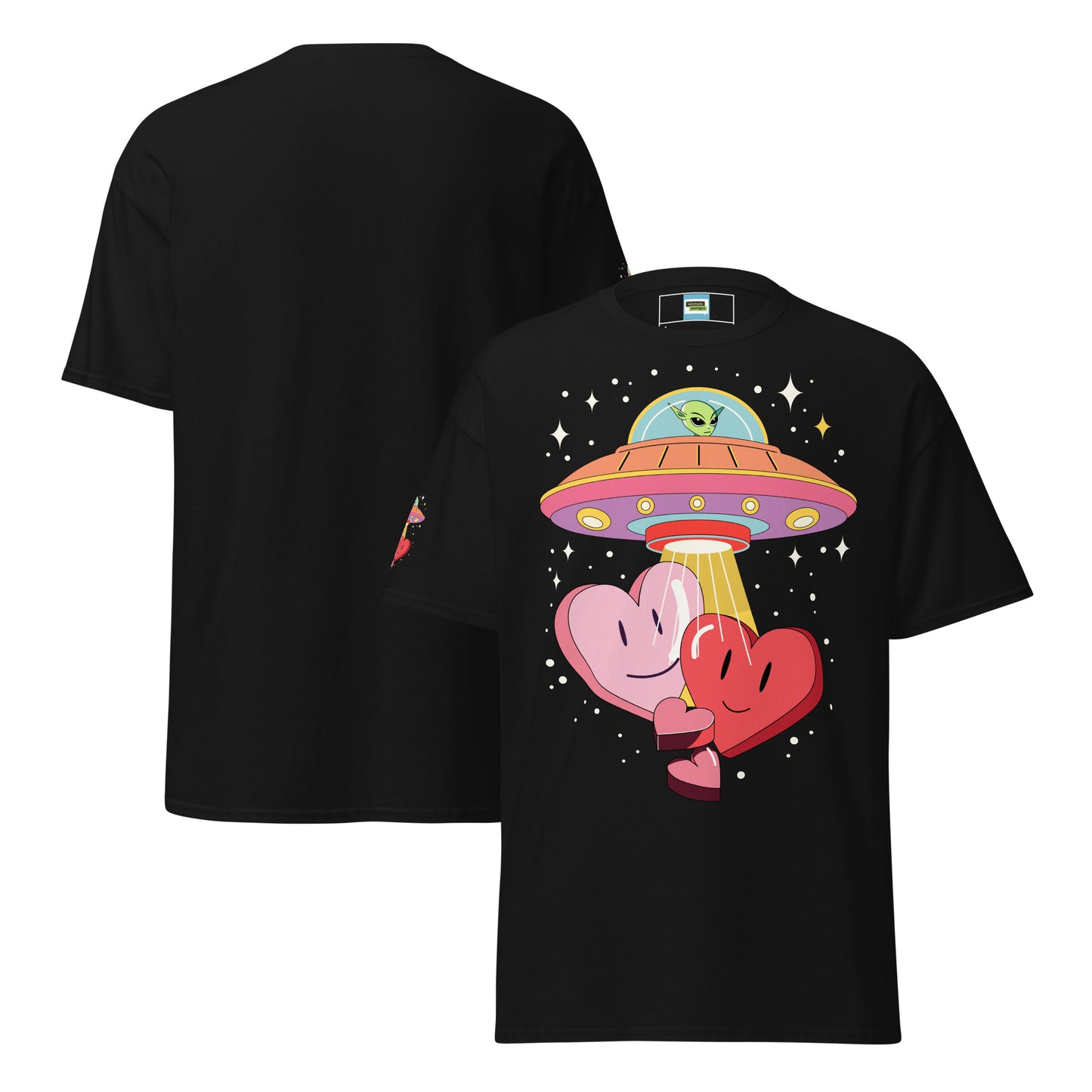 Aliens looking for love and stealing it  classic tee