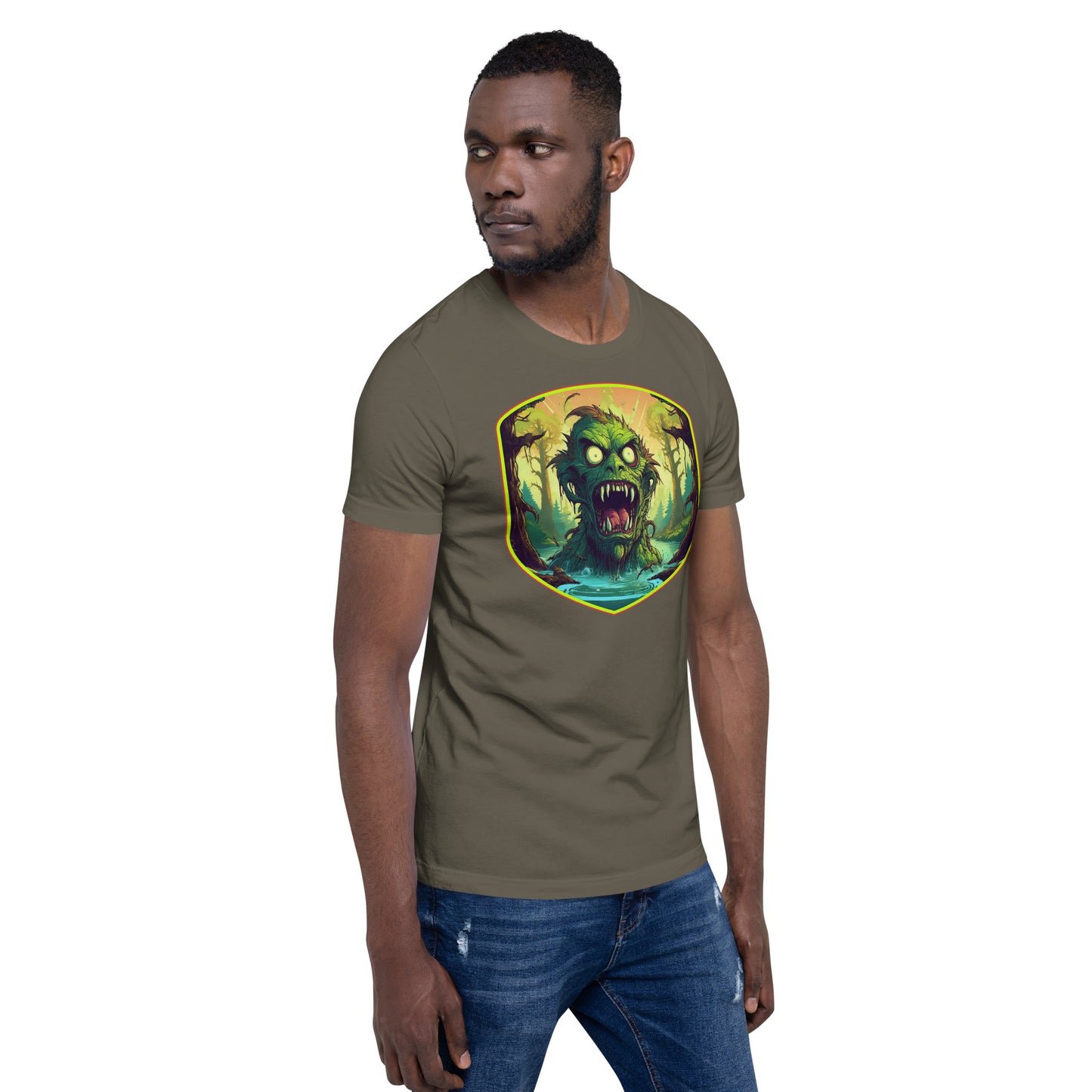 Scary Swamp Monster Unisex t-shirt