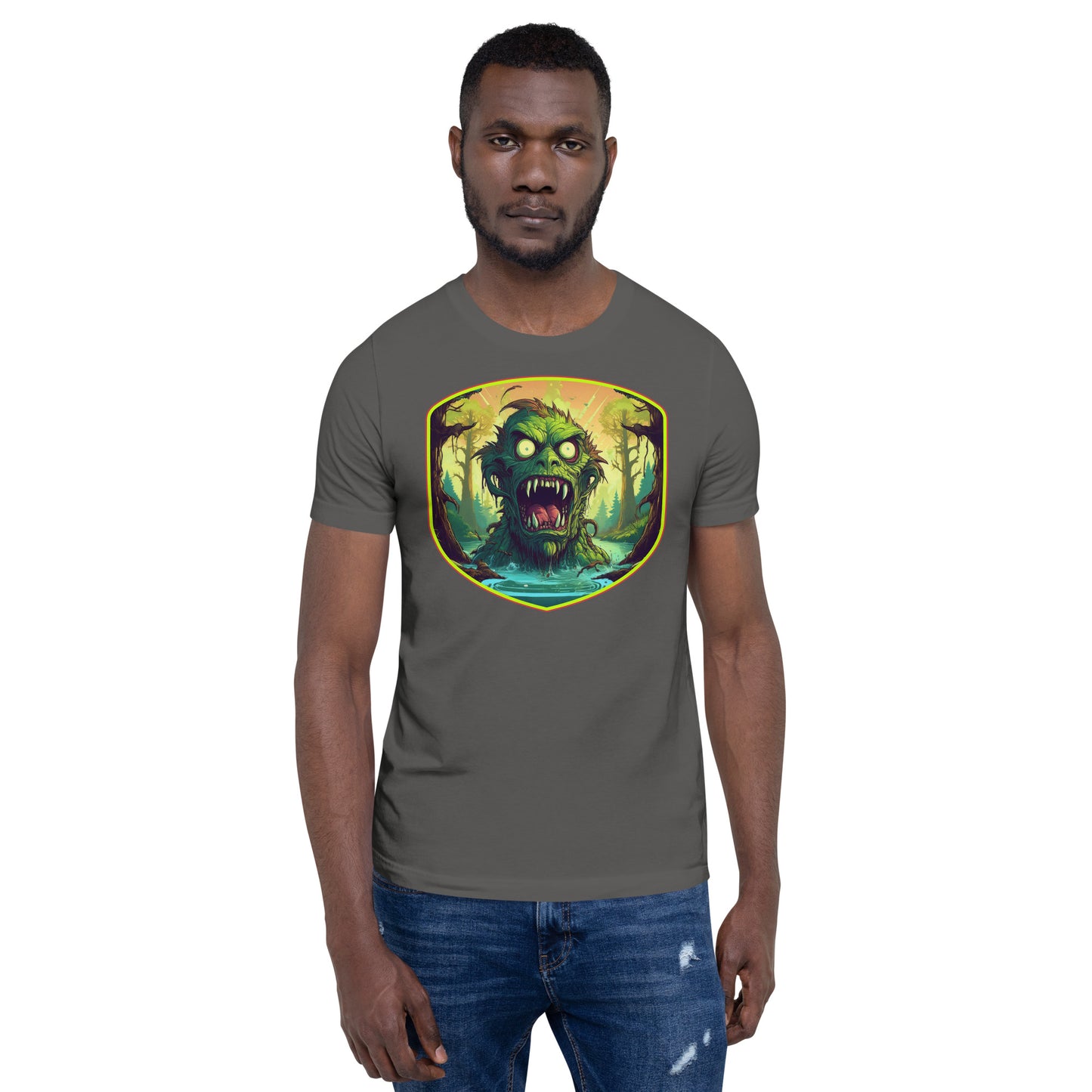 Scary Swamp Monster Unisex t-shirt