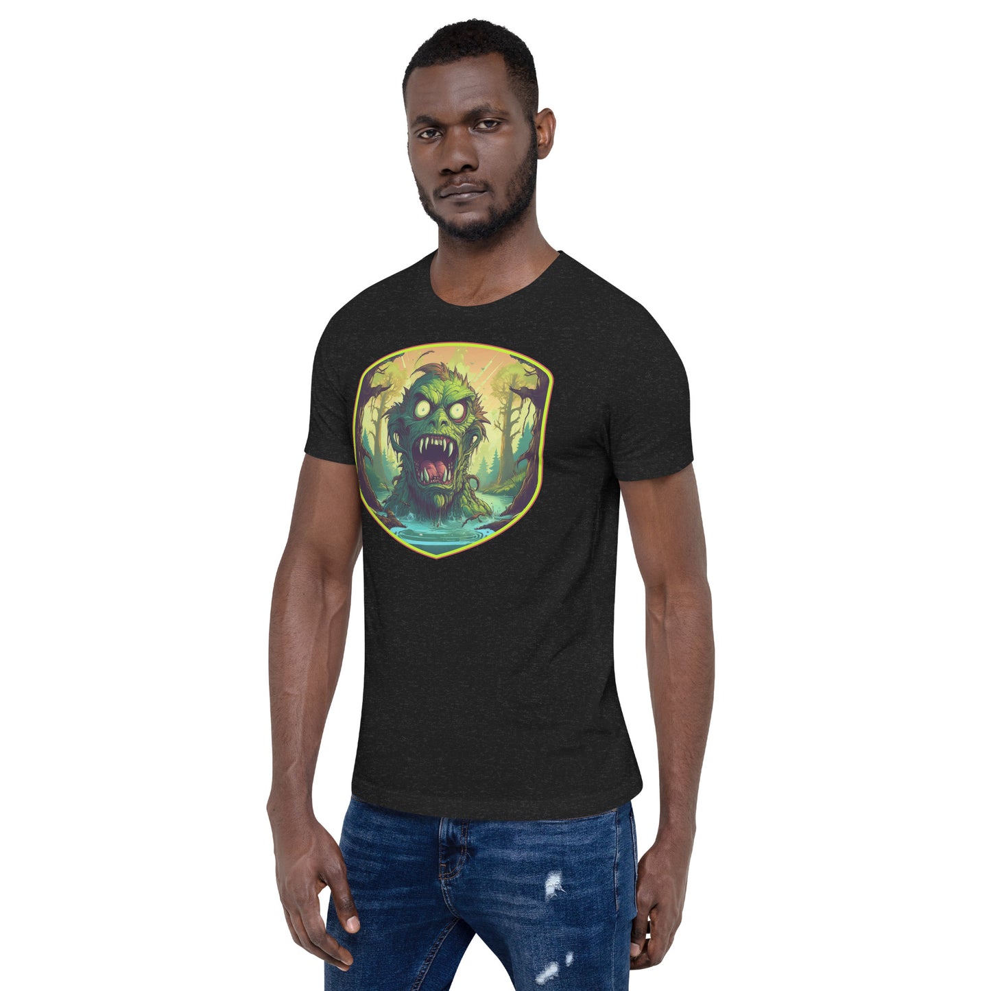 Scary Swamp Monster Unisex t-shirt