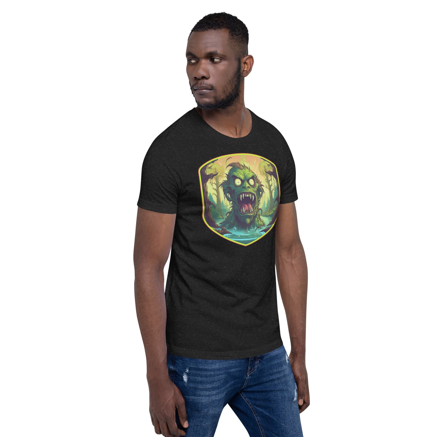 Scary Swamp Monster Unisex t-shirt