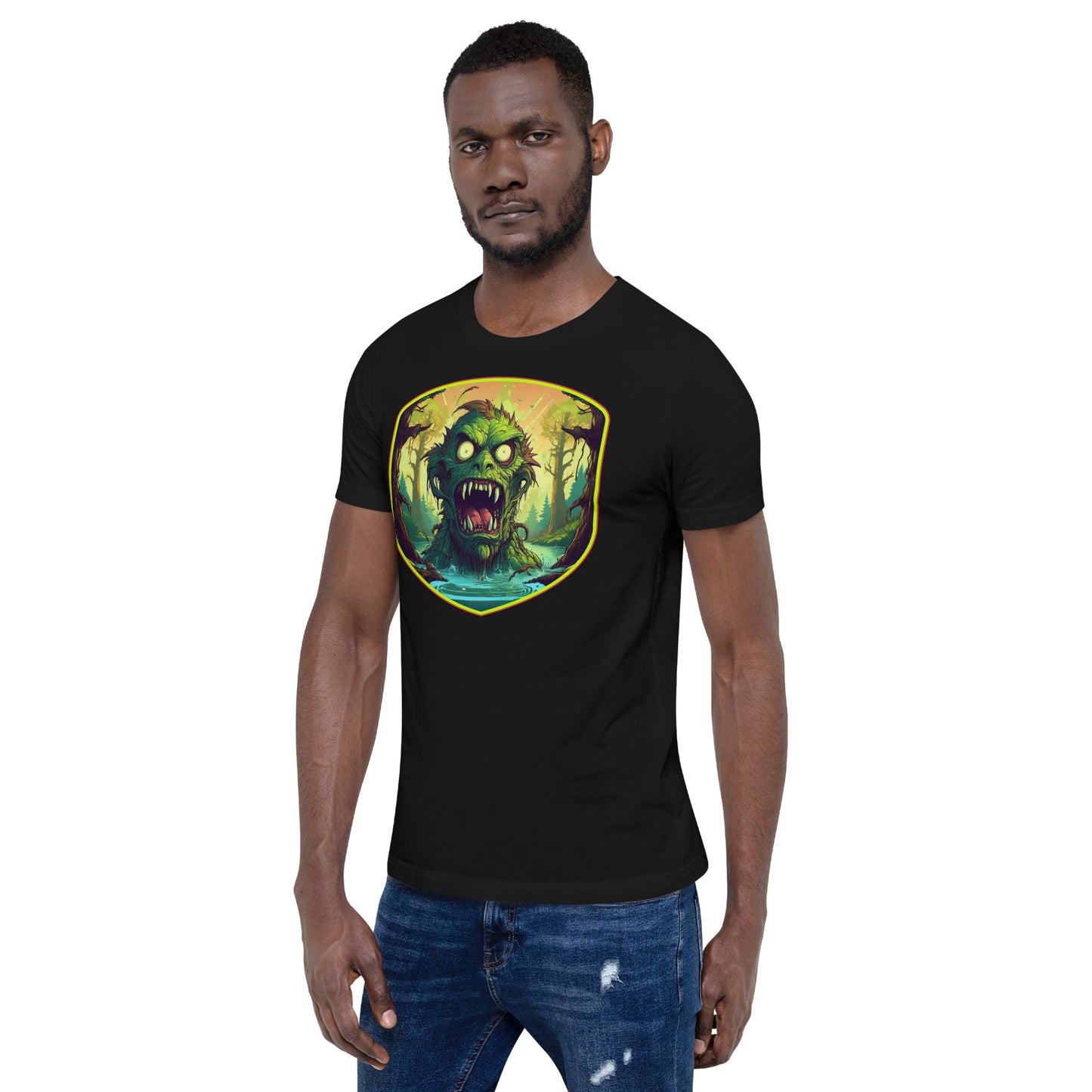 Scary Swamp Monster Unisex t-shirt