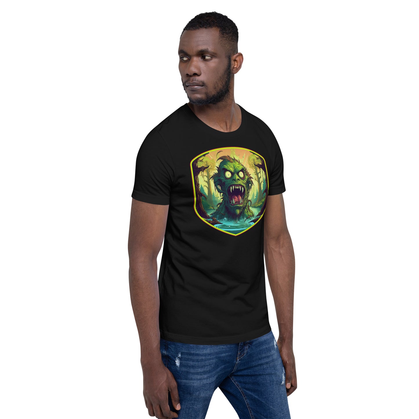 Scary Swamp Monster Unisex t-shirt