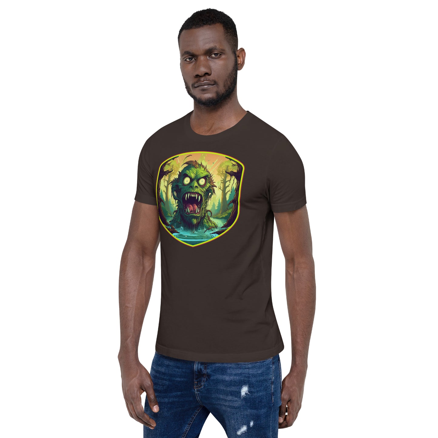 Scary Swamp Monster Unisex t-shirt