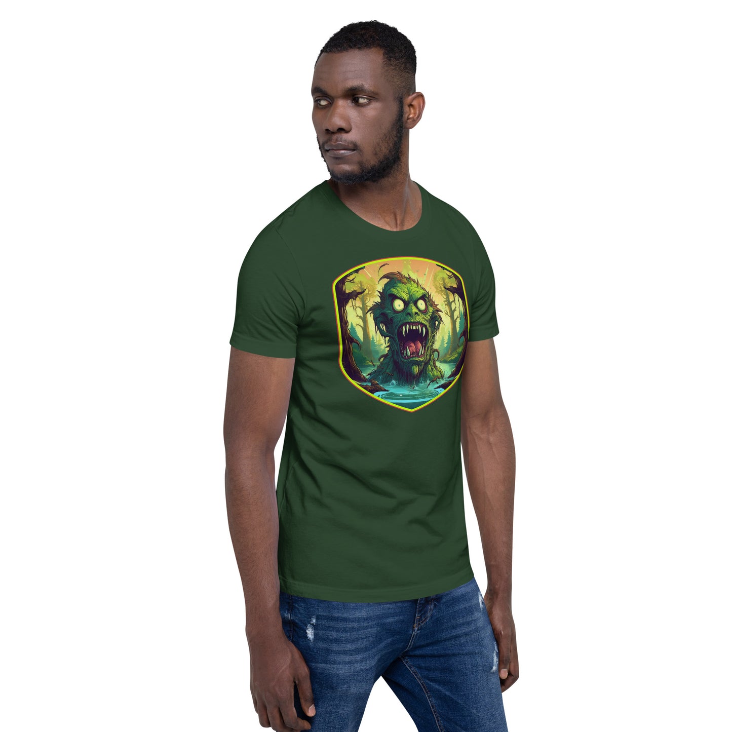 Scary Swamp Monster Unisex t-shirt