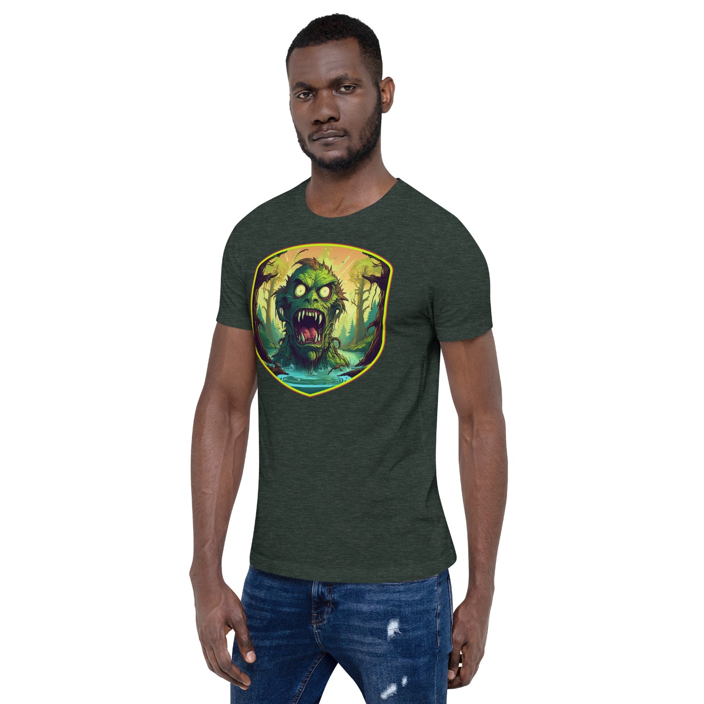 Scary Swamp Monster Unisex t-shirt