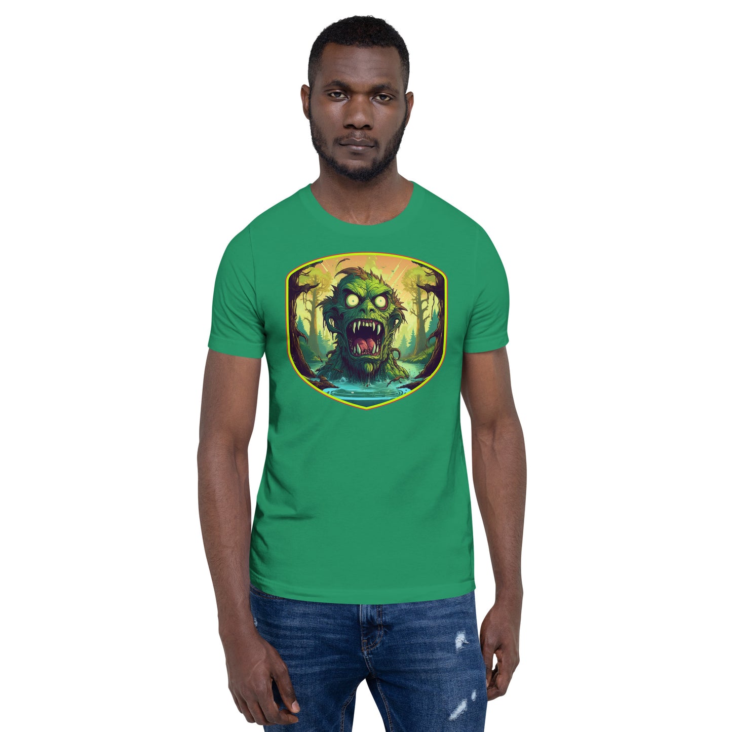 Scary Swamp Monster Unisex t-shirt