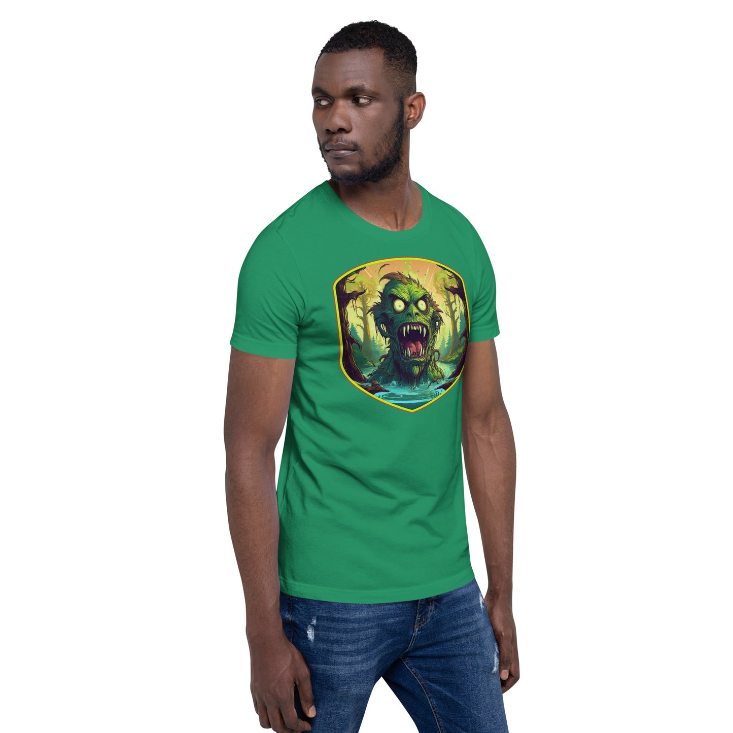 Scary Swamp Monster Unisex t-shirt