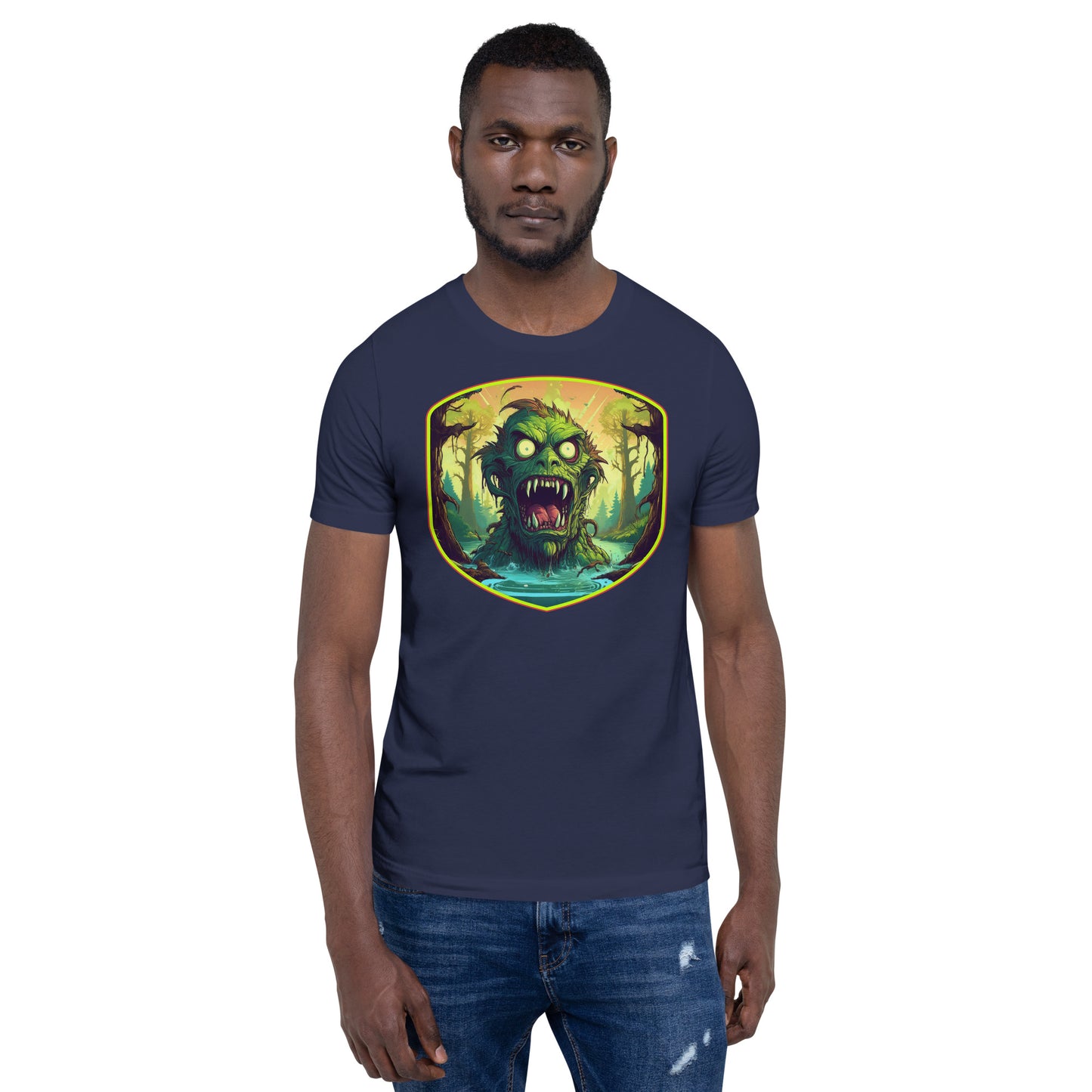 Scary Swamp Monster Unisex t-shirt