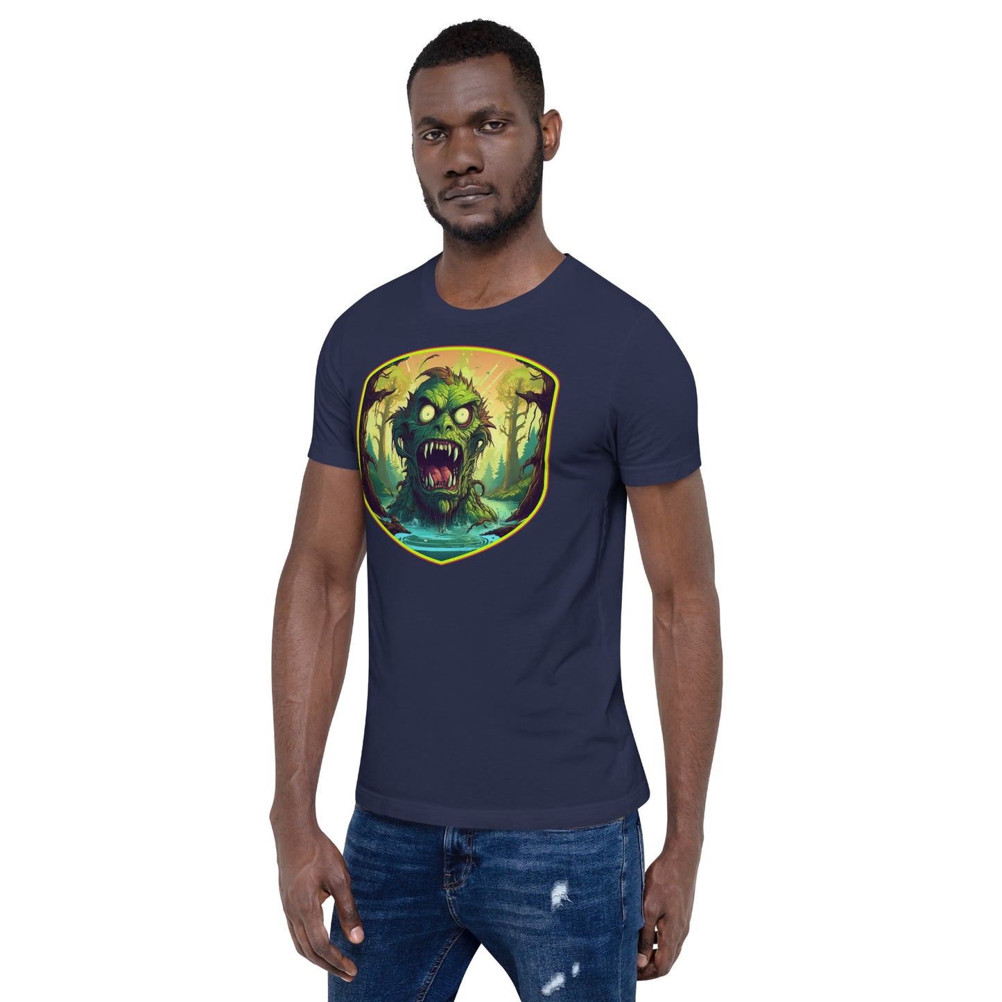 Scary Swamp Monster Unisex t-shirt