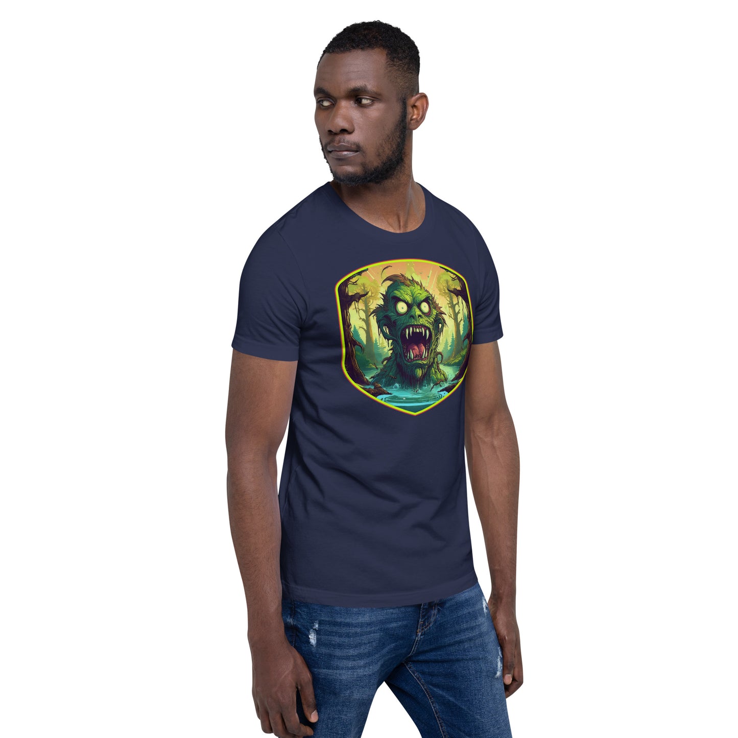 Scary Swamp Monster Unisex t-shirt