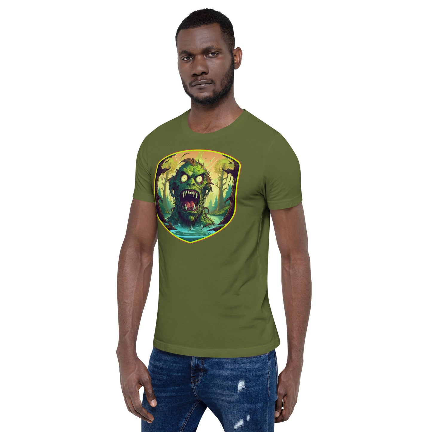 Scary Swamp Monster Unisex t-shirt