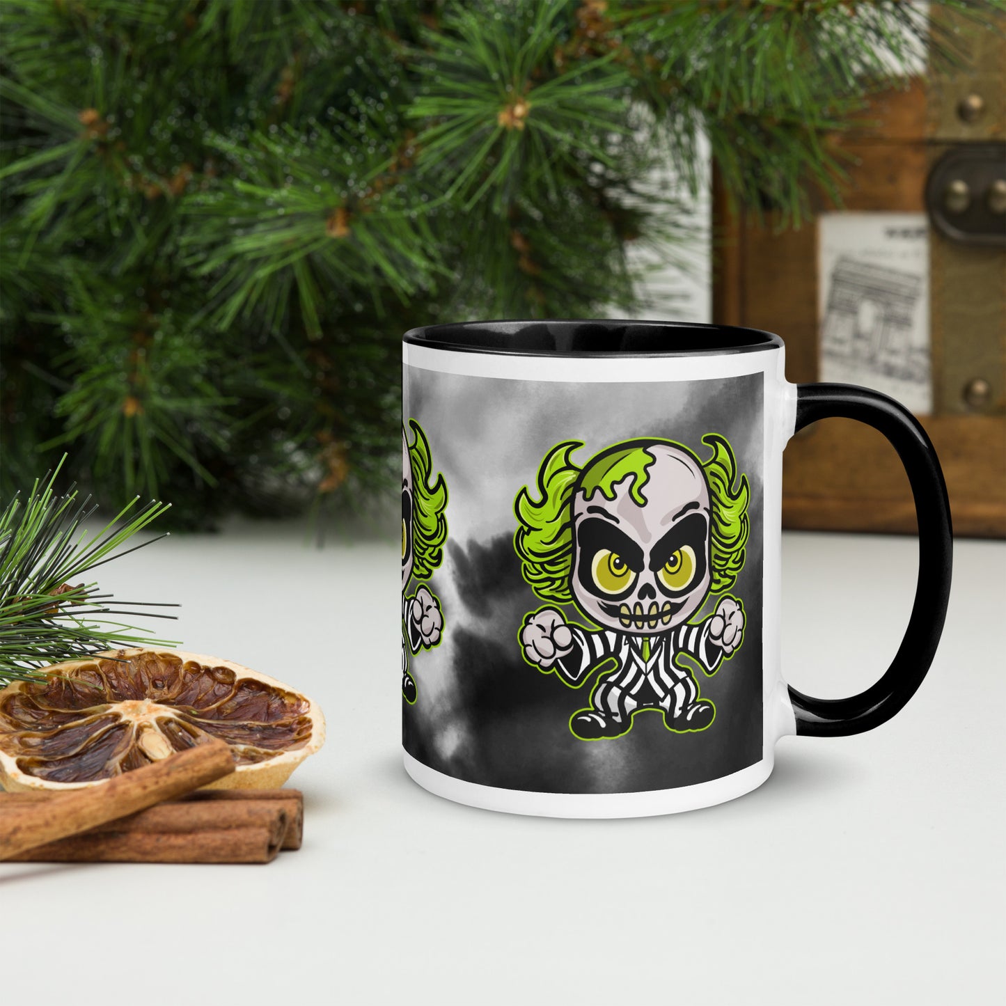 Creepy cute Character Mug with Color Inside