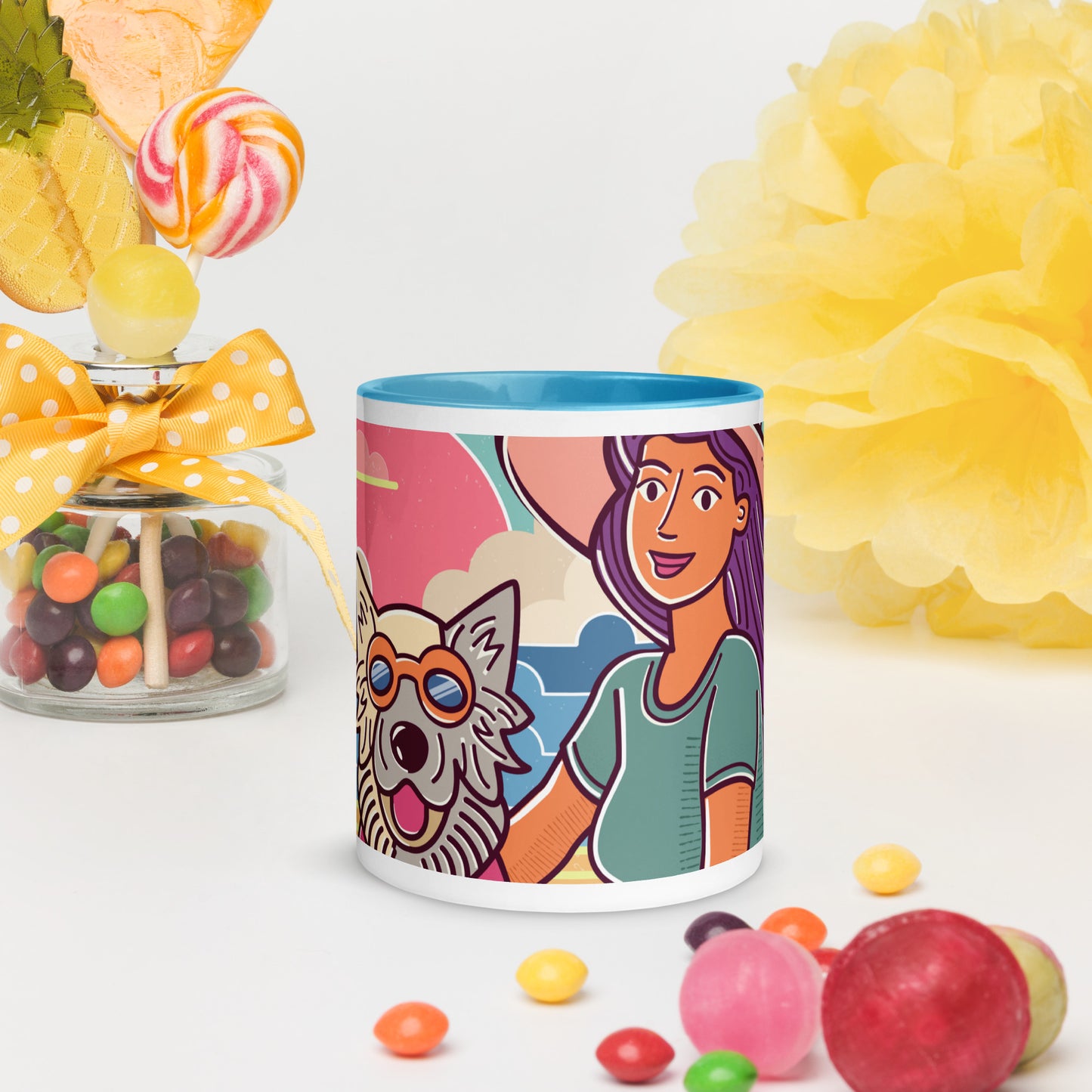 Best Friends Mug with Color Inside