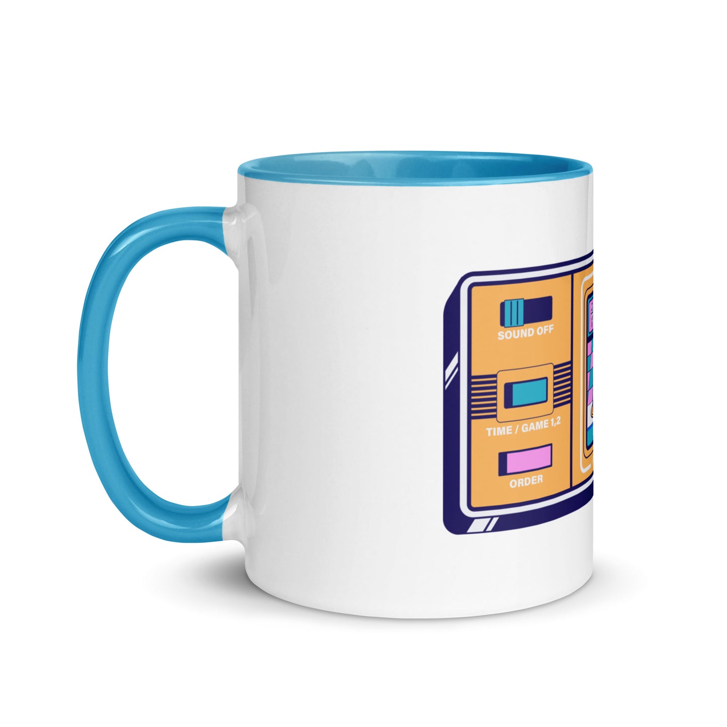 Video Game - Burger Shop Mug with Color Inside