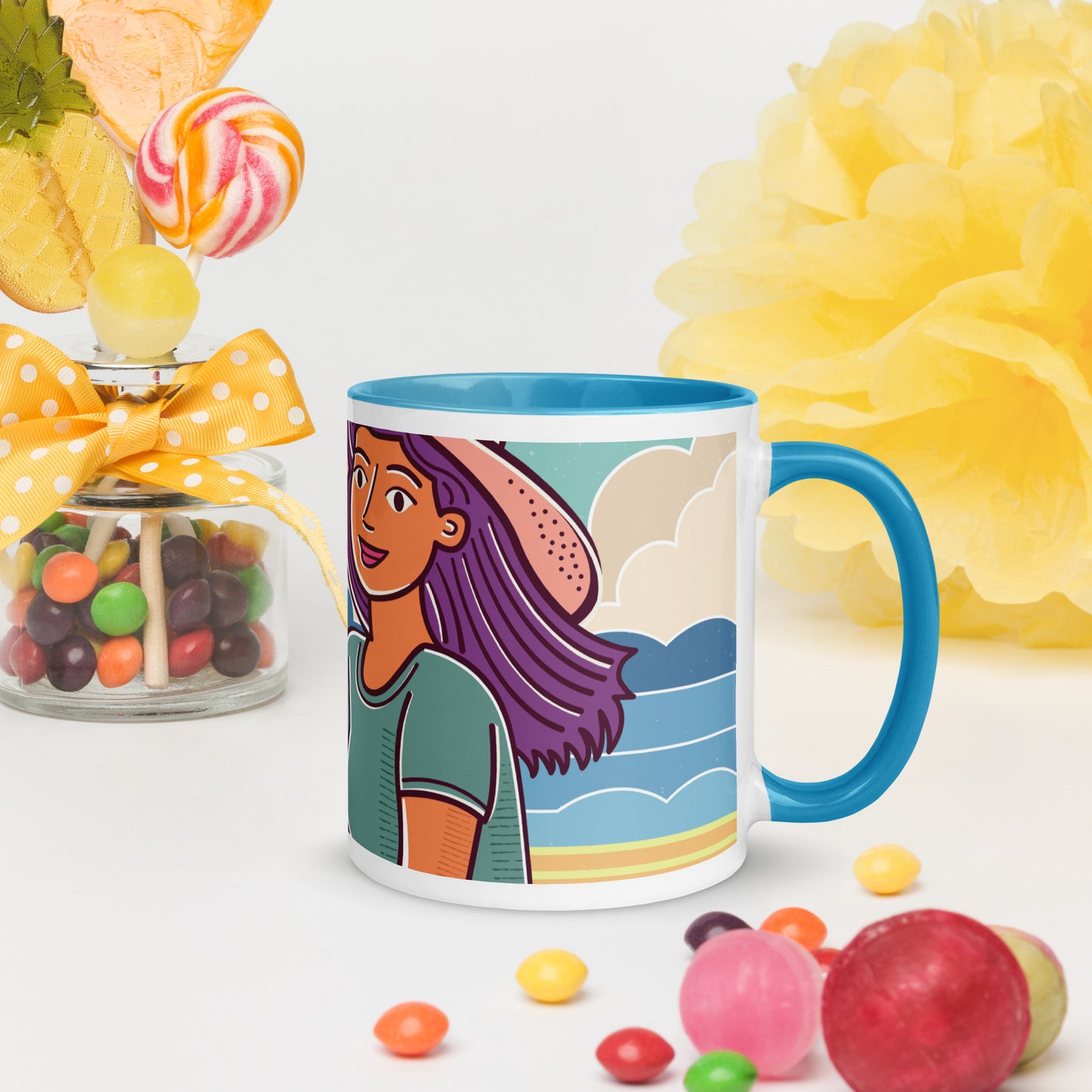 Best Friends Mug with Color Inside