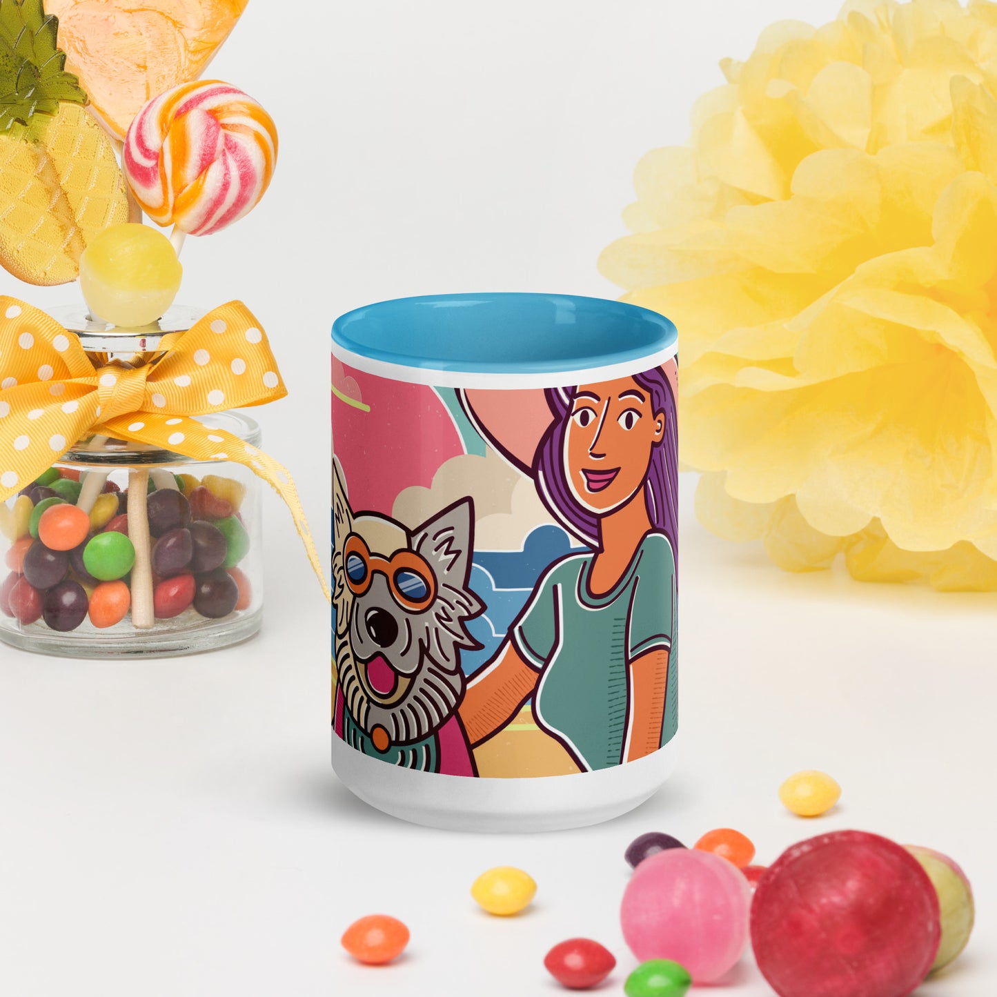 Best Friends Mug with Color Inside