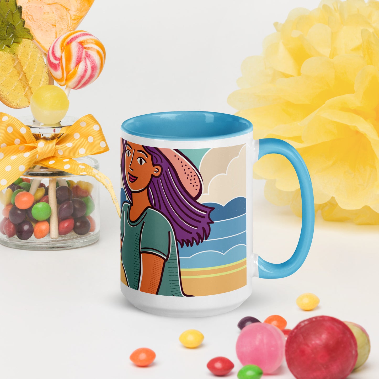 Best Friends Mug with Color Inside