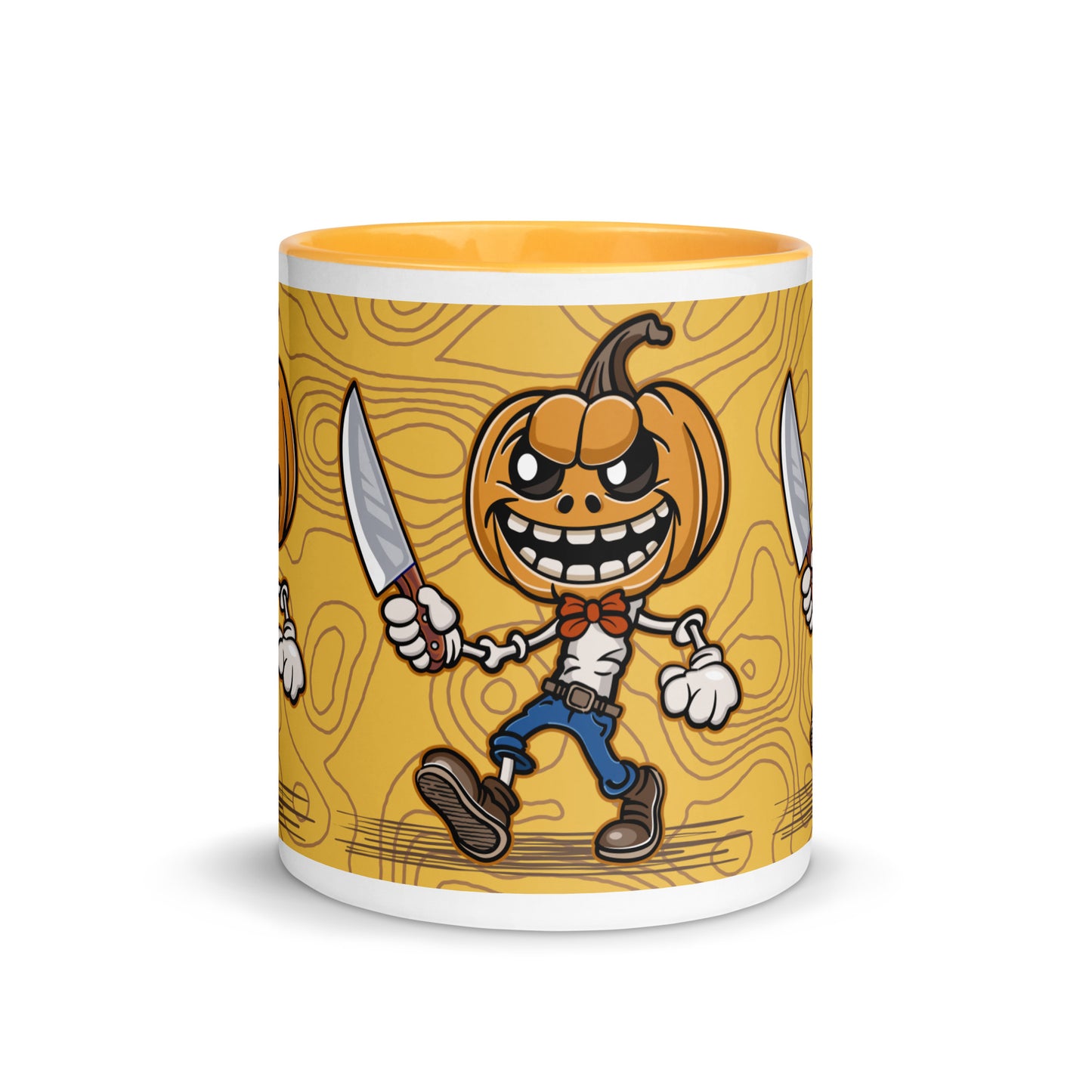 Pumpkin Slayer is Here! Mug with Color Inside