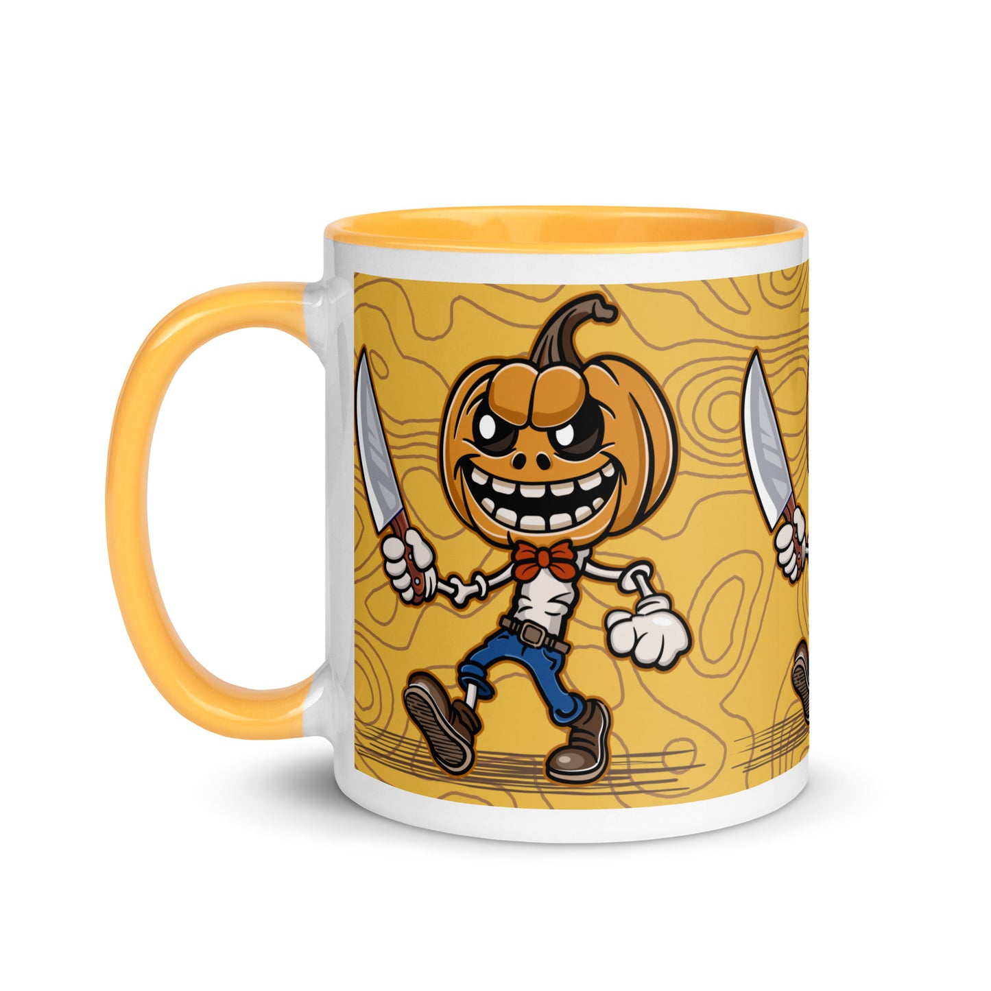 Pumpkin Slayer is Here! Mug with Color Inside