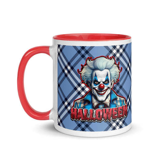 Halloween Creepy Clown Mug with Color Inside